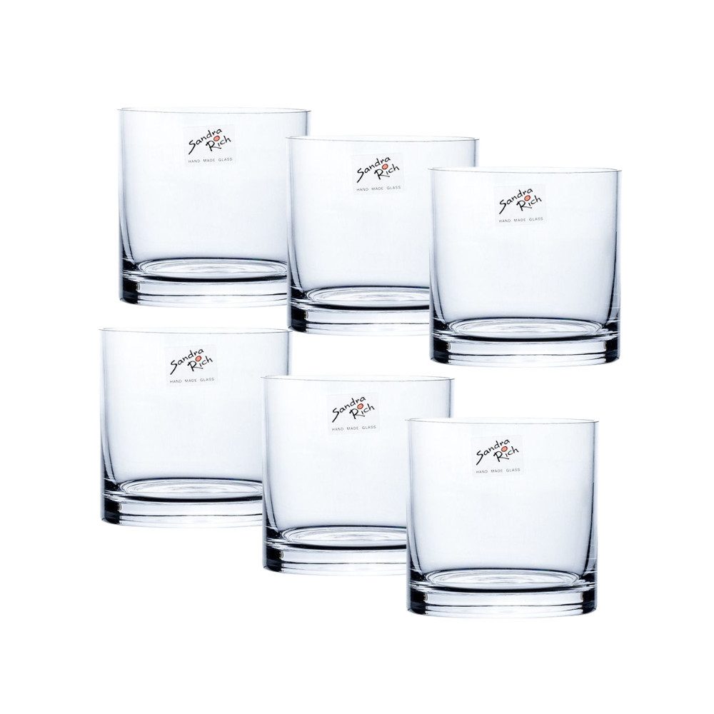Sandra Rich Dekovase Cyli Cold Cut, Cold Cut, transparent, Windlicht, Teelichthalter, Kerzenglas, H: 10cm