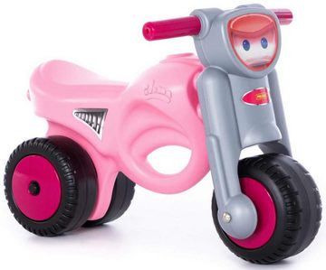 Polesie Rutschmotorrad Motorrad Rutscher Mini-Moto Girls Kinder Laufrad Lauflernrad rosa/grau, Belastbarkeit 100 kg