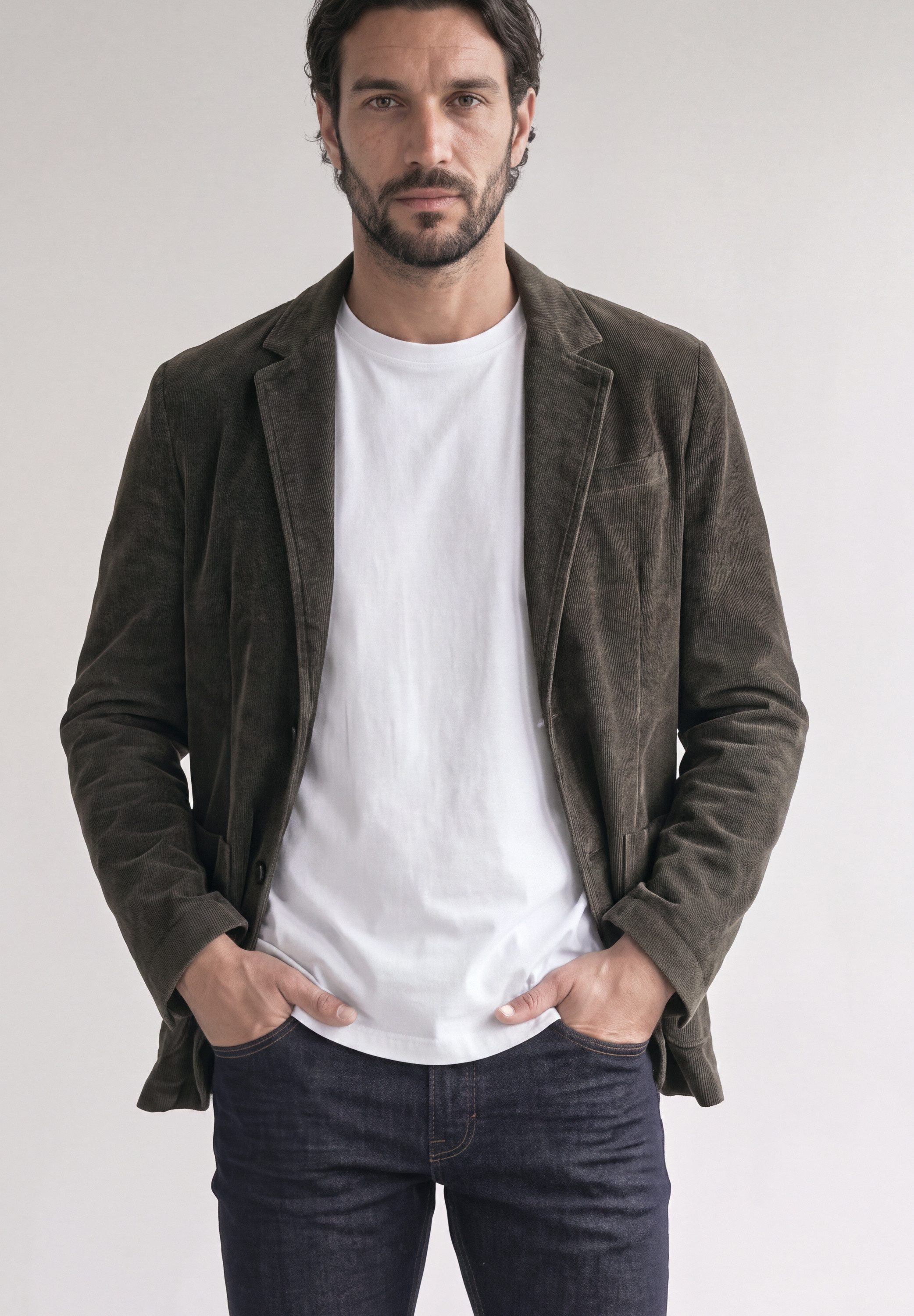 STREET ONE MEN Sakko in Cord-Optik