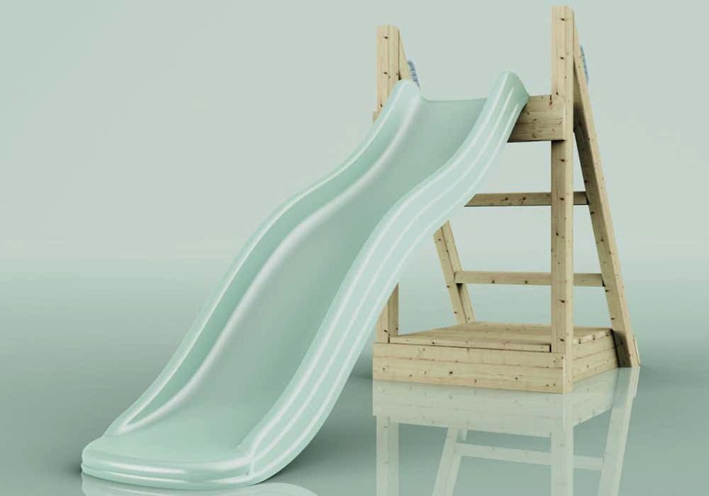 OutdoorToys Rutsche Leopard, aus Holz mit Rutsche