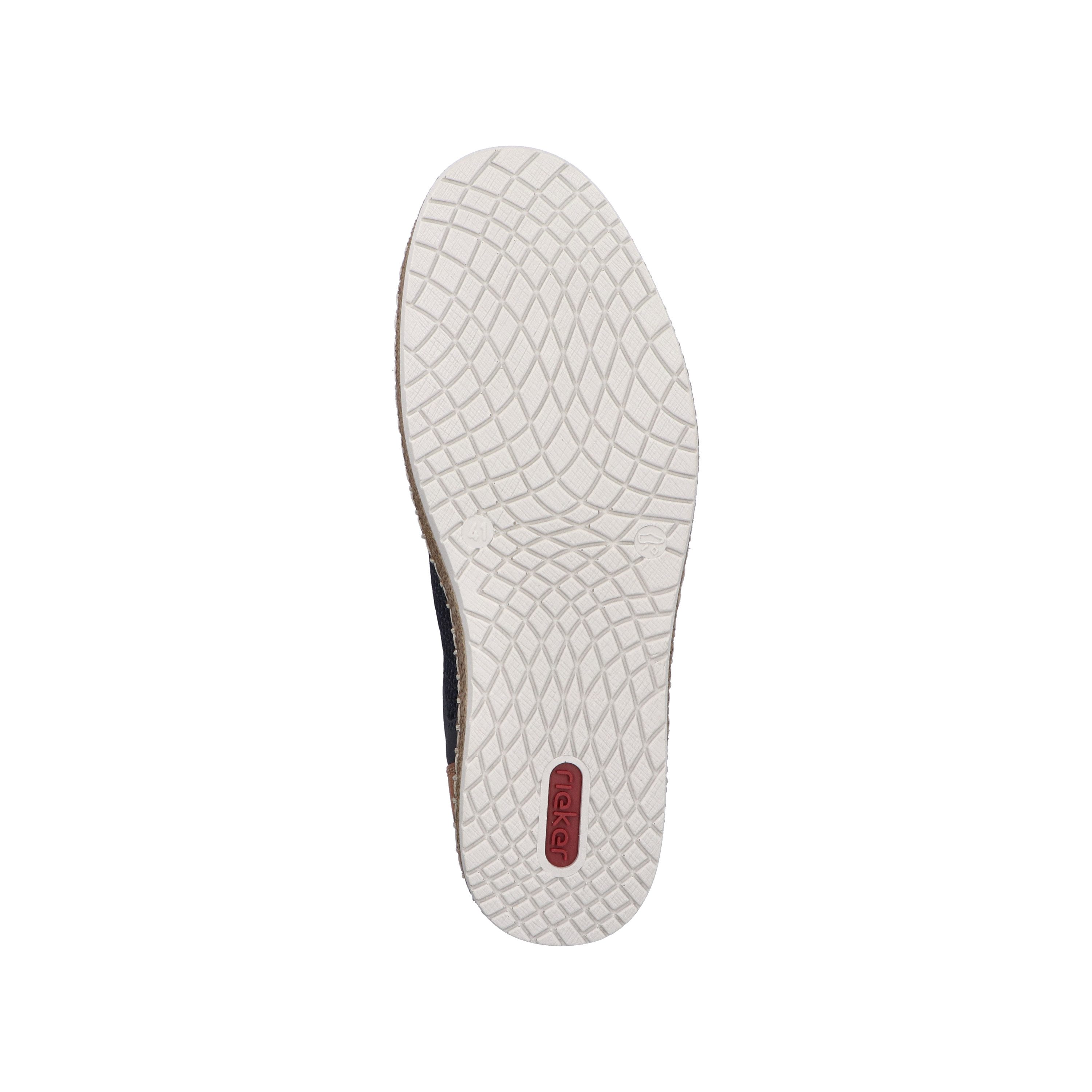 Rieker Slip-On Sneaker Schlupfschuh, Slipper, Freizeitschuh, elastischer Einstieg, Gummizug
