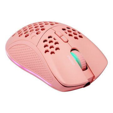 DELTACO DM220 Ultraleichte Gaming Maus RGB Beleuchtung Kabellos Maus (inkl. 5 Jahre Herstellergarantie)