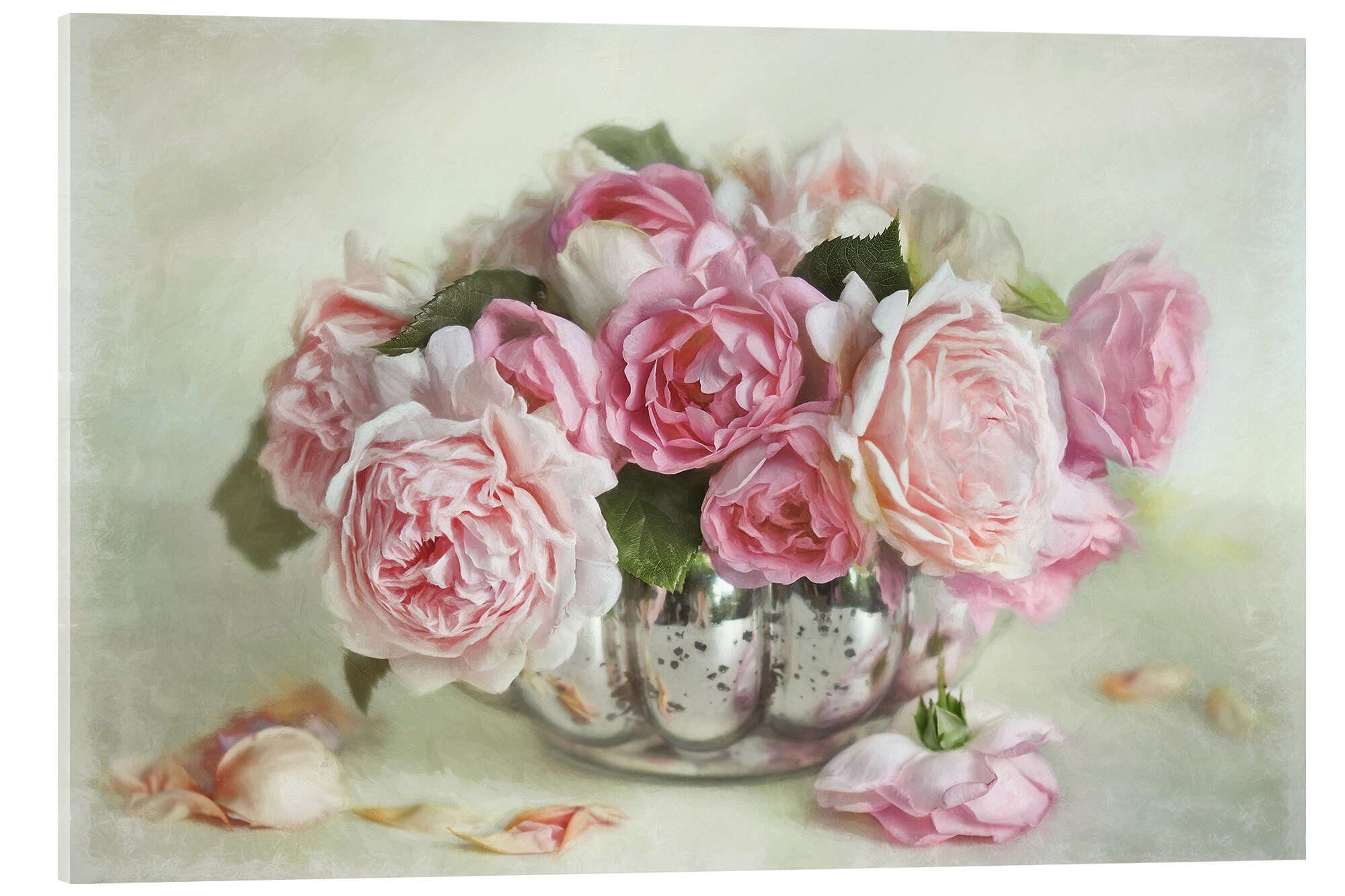 Posterlounge Wandbild Rosenbouquet, Lizzy Pe, erhältlich als Poster, Leinwandbild, Wandsticker oder Acrylglasbild