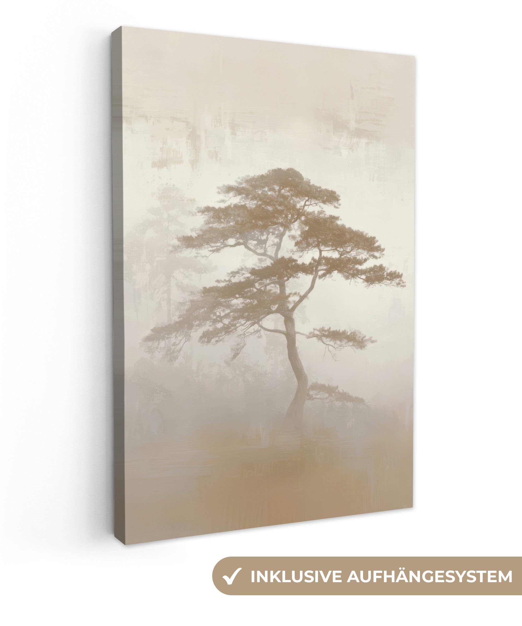 OneMillionCanvasses® Leinwandbild Baum - Orientalischer Stil - Landschaft, günstig online kaufen