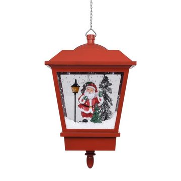 vidaXL Dekolicht Weihnachts-Hängelampe LED-Licht und Weihnachtsmann Rot 272745