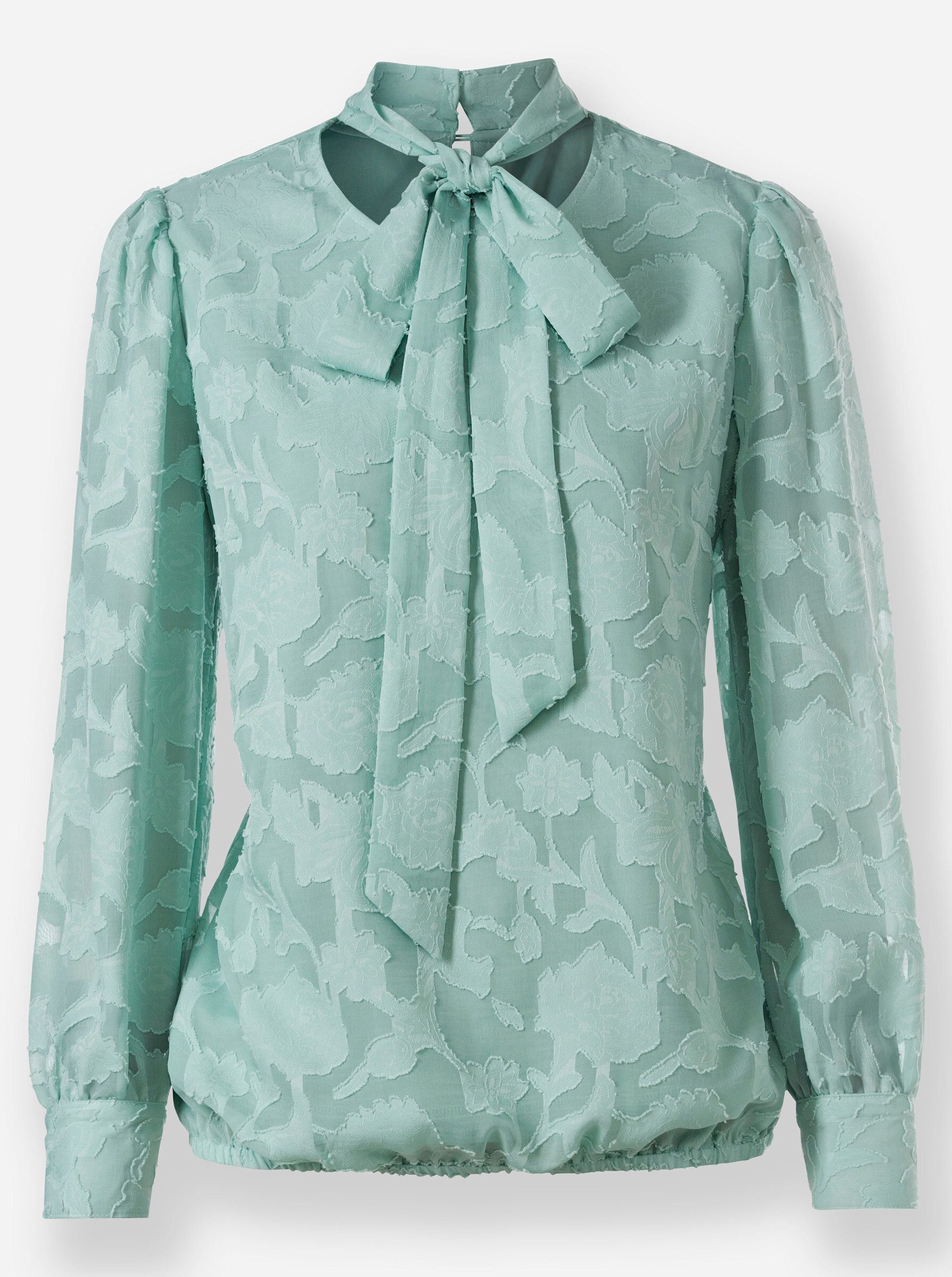 Klassische Bluse Bluse Langarm