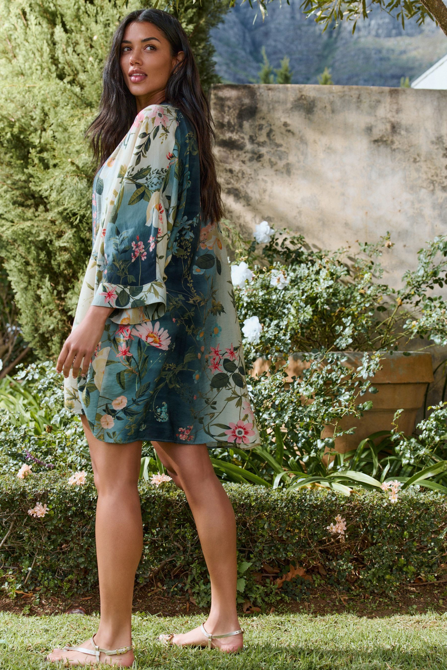 Next Kimono Lange Kimono-Jacke, Viskose (LENZING™ günstig online kaufen