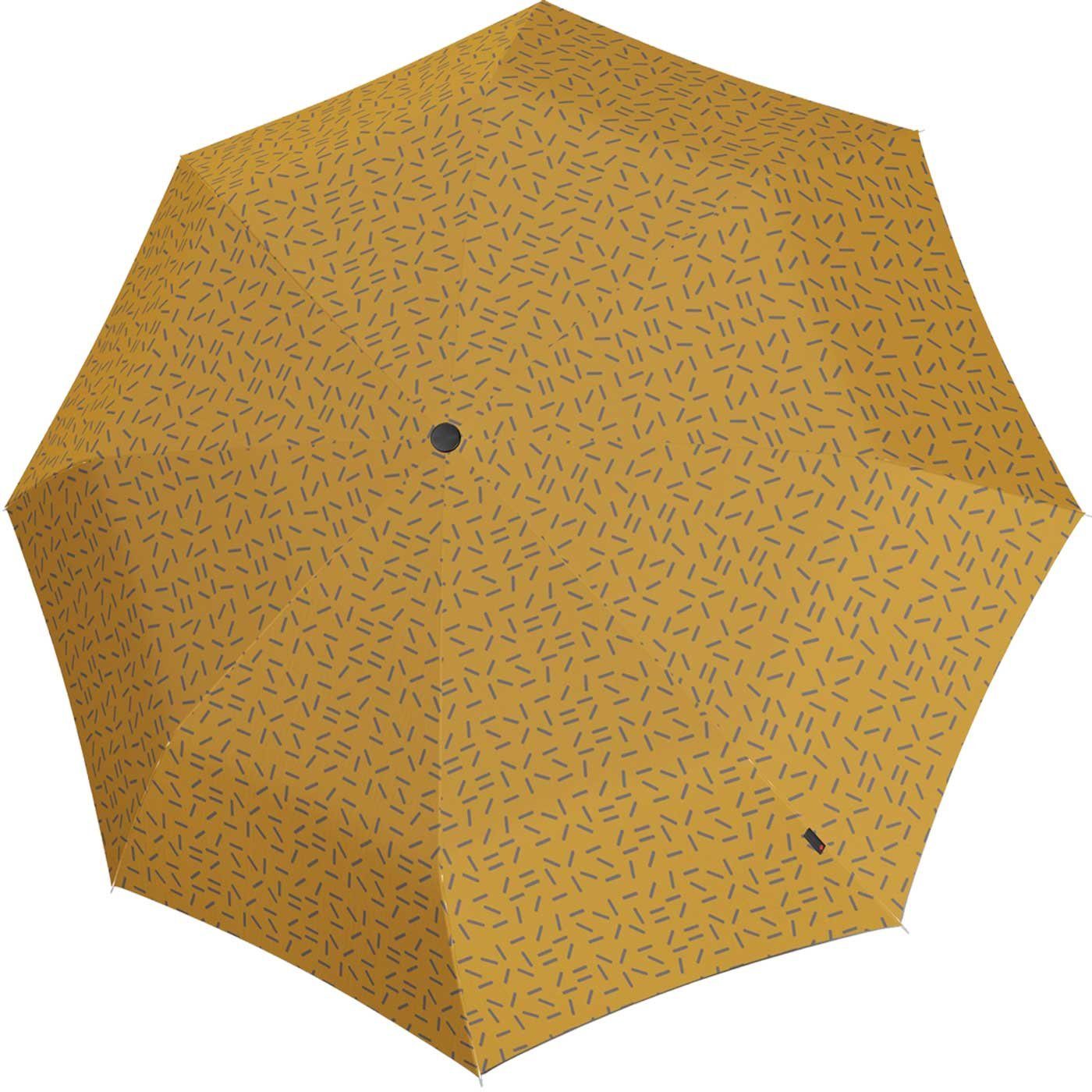 Knirps® Langregenschirm Damen A.760 Auf-Automatik gelb 2Dance, und groß - stabil