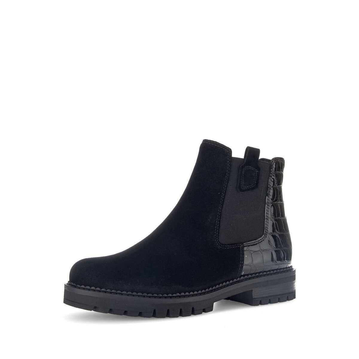 Chelsea Boot Materialmix Leder Chelseaboots