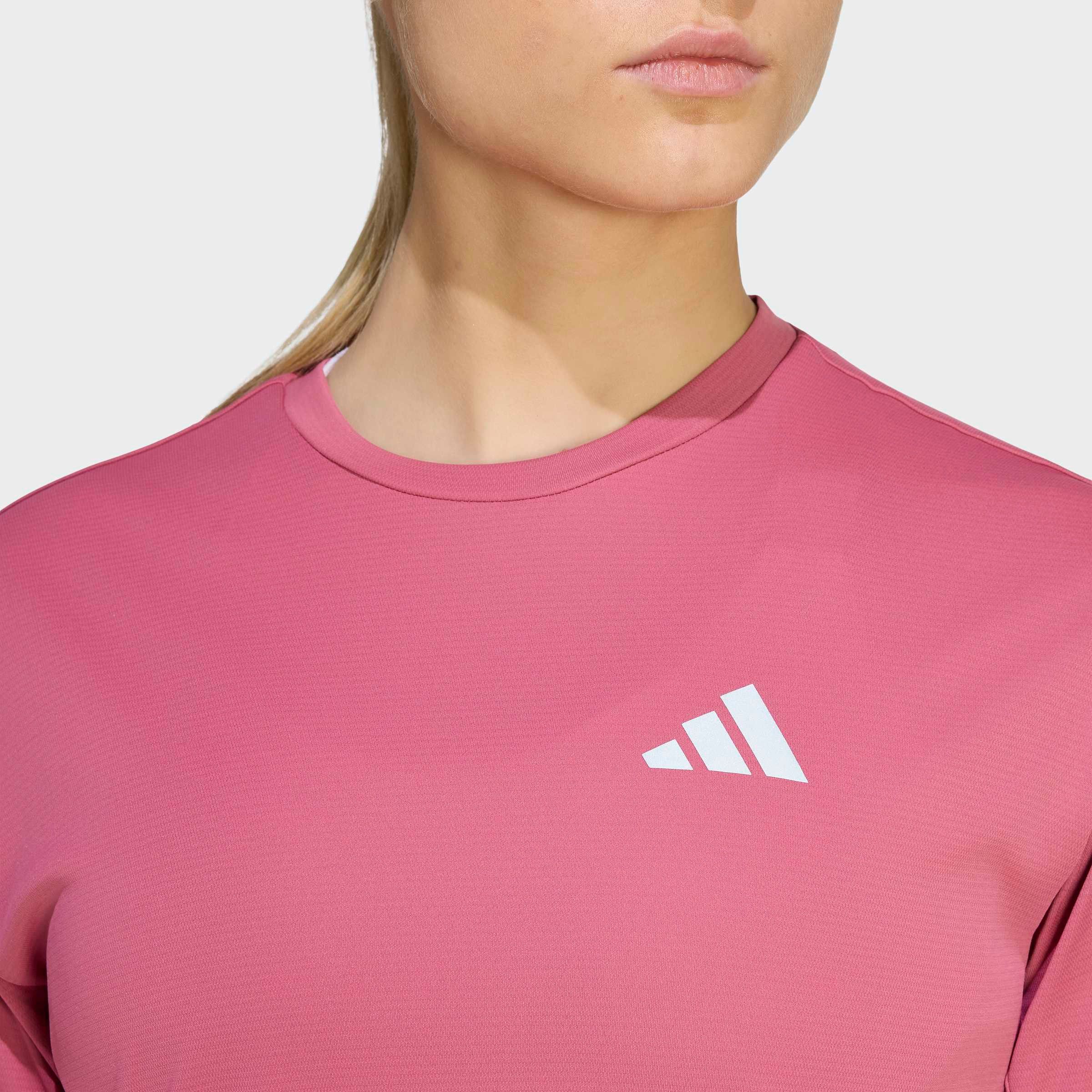 adidas Performance Laufshirt RUN ESS TEE W mit climacool® Technologie, ohne Verschluss