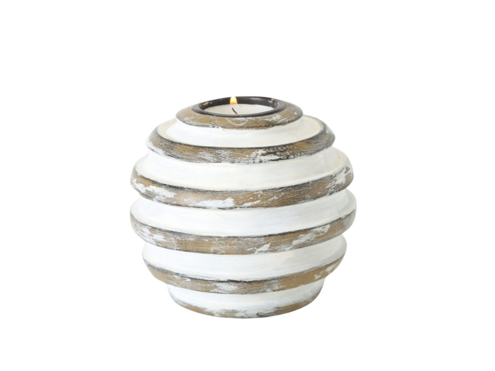 BOLTZE Teelichthalter Kine Teelichthalter braun 10 cm (1 Stück)