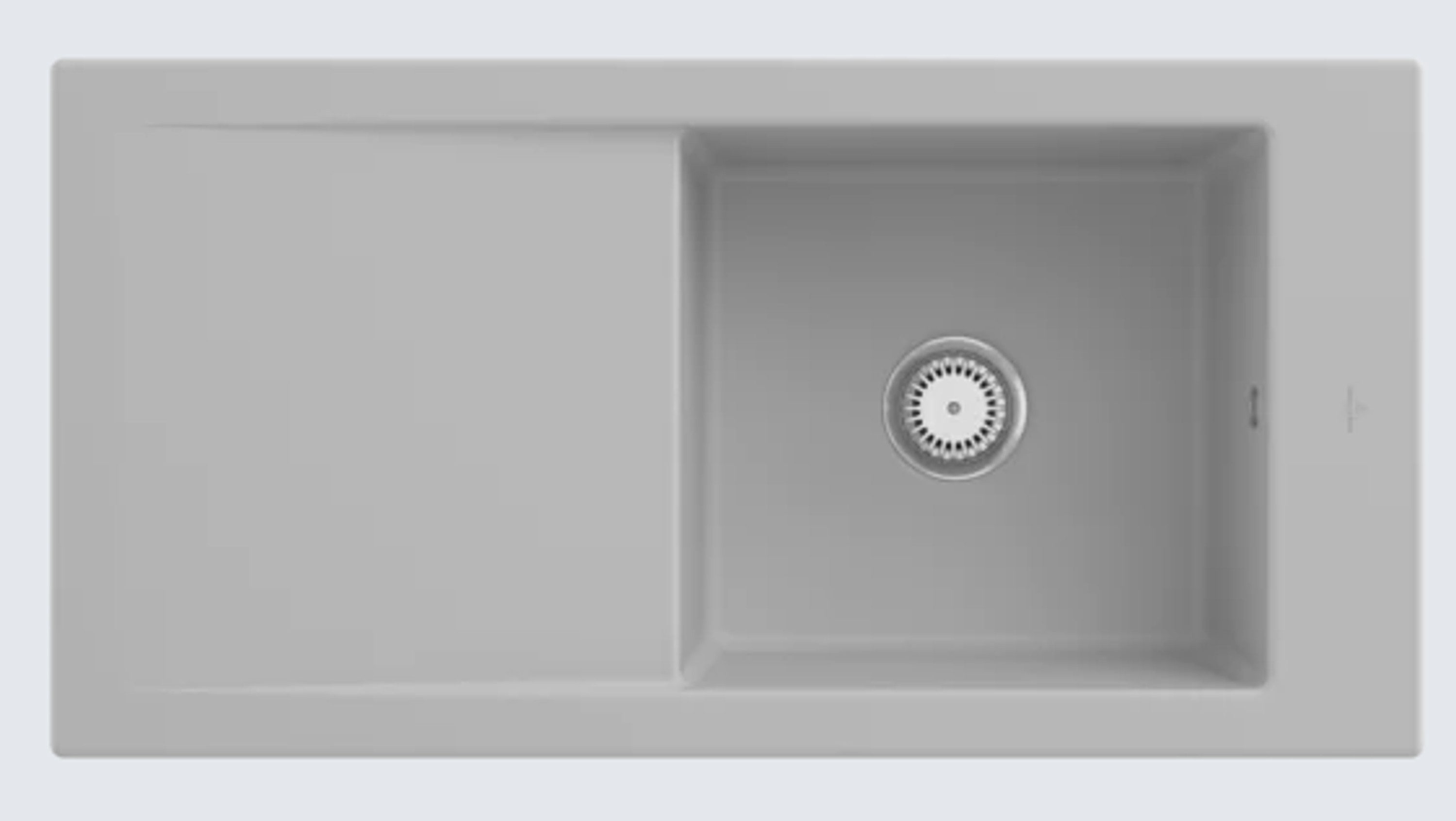 Villeroy & Boch Küchenspüle 6790 01 SM, Rechteckig, 100/22 cm, Timeline Serie