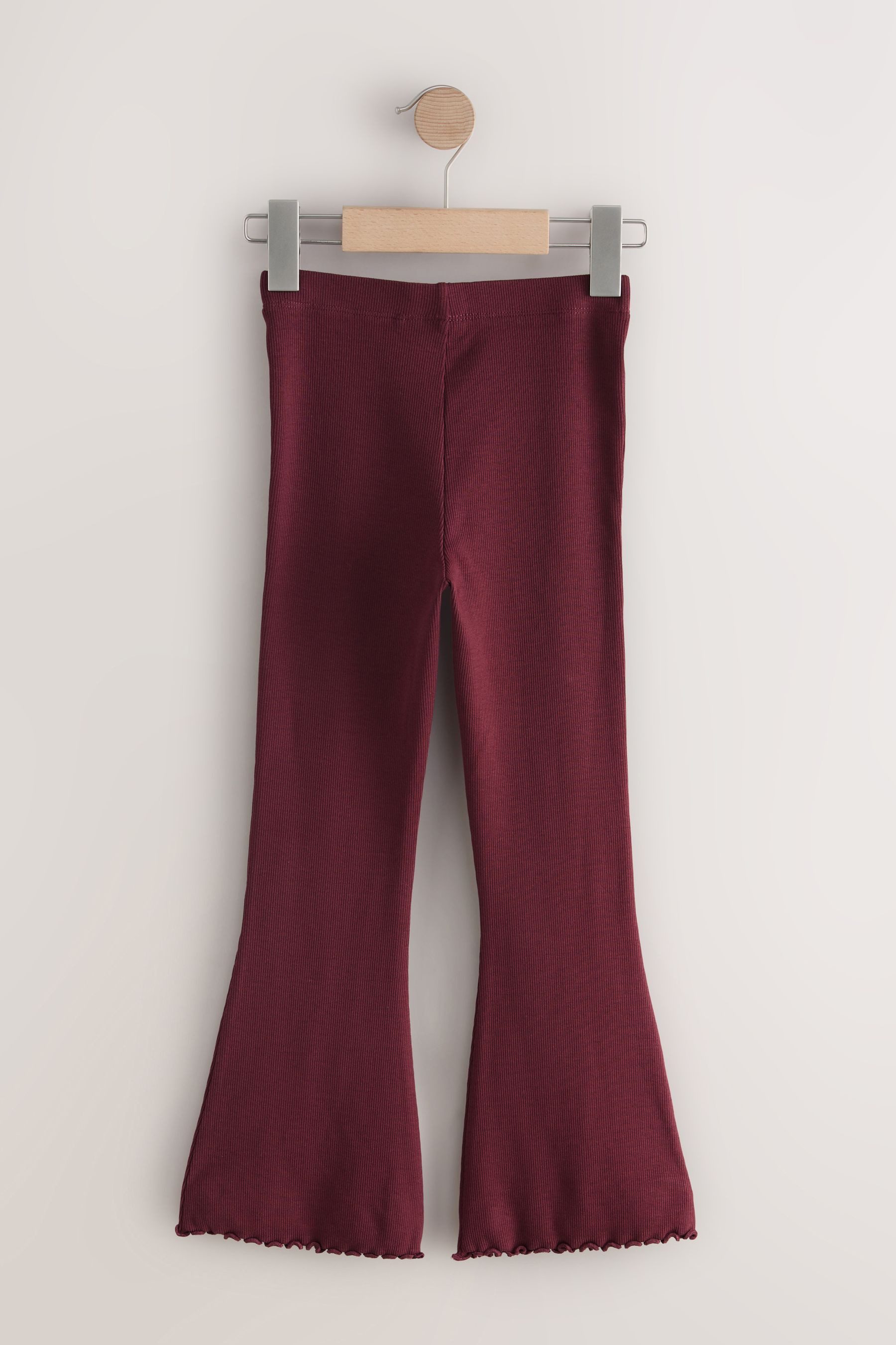 Next Leggings Gerippte Leggings mit ausgestelltem Bein (1-tlg)