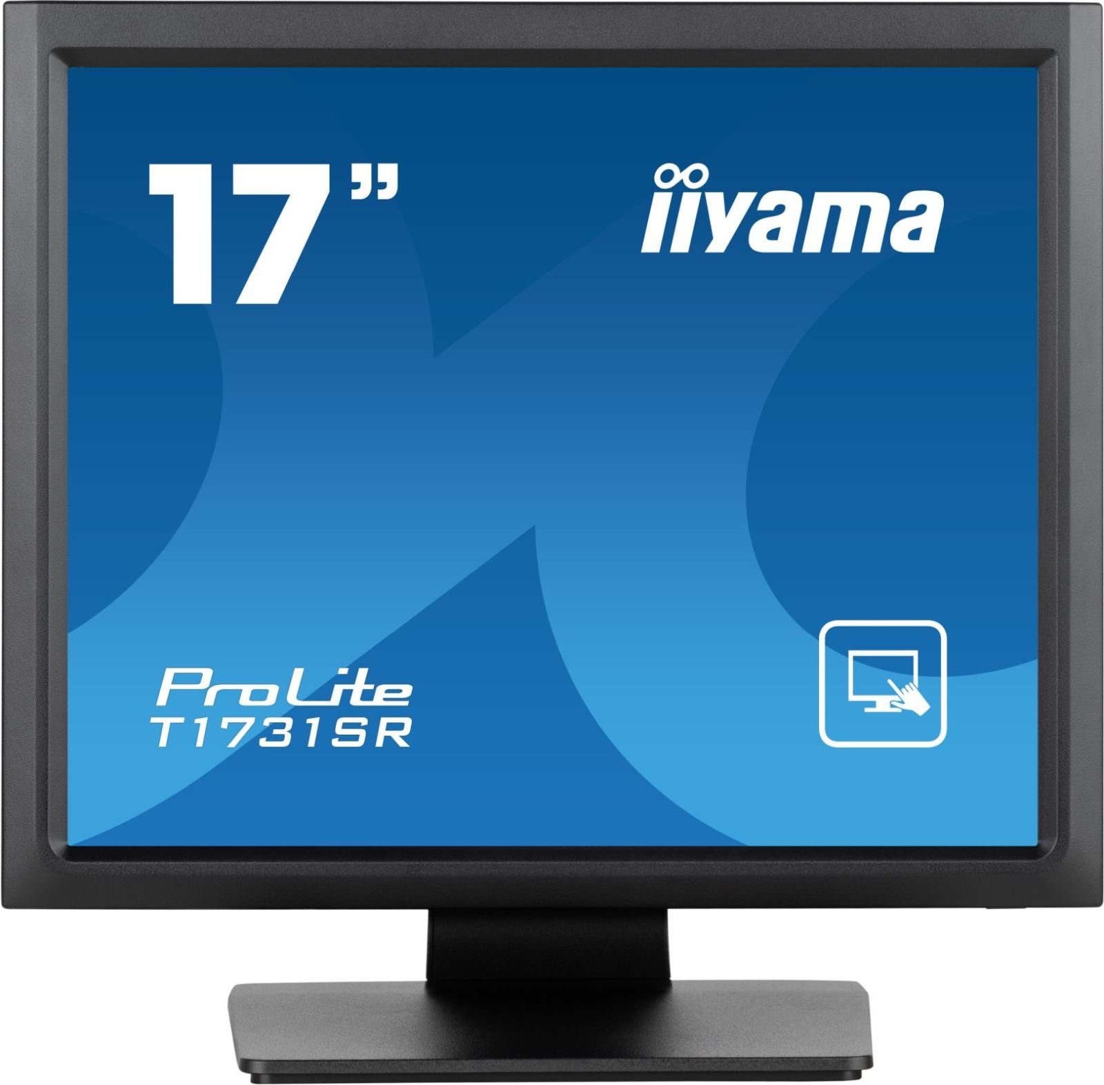 Iiyama 43.0cm (17) T1731SR-B1S 5:4 HDMI+DP Spk black retail TFT-Monitor (1280 x 1024 px, SXGA, 5 ms Reaktionszeit, TN, Touchscreen, Lautsprecher, HDCP)
