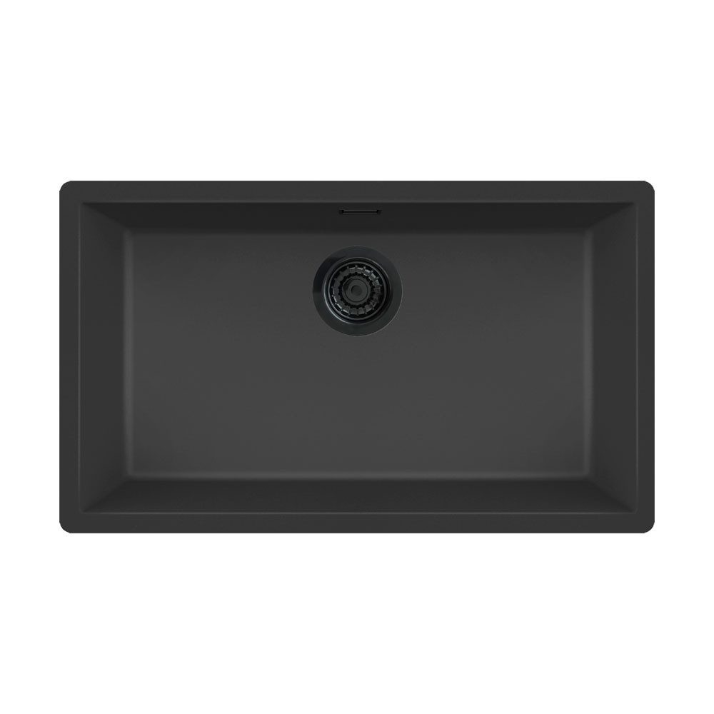 REGINOX Granitspüle Messina 70 nero black, 74,8/448 cm