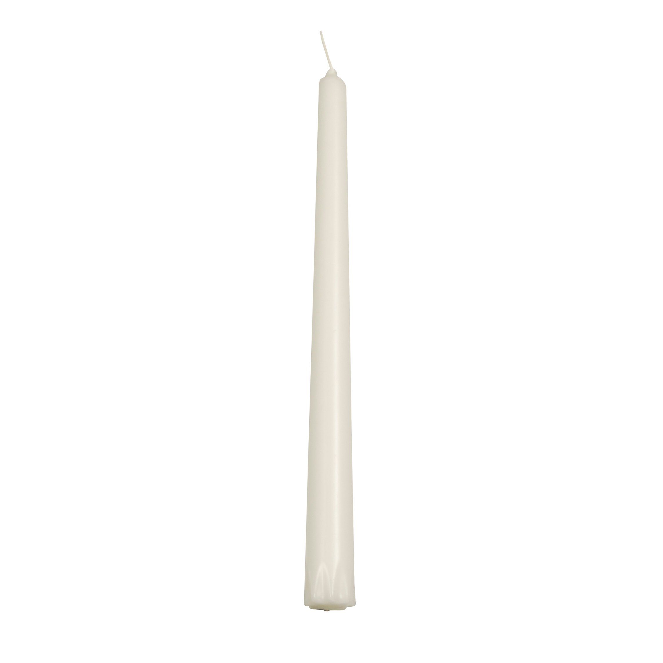 Tafelkerze PAPSTAR 17940 Leuchterkerze Stearin 2,2x25cm weiß