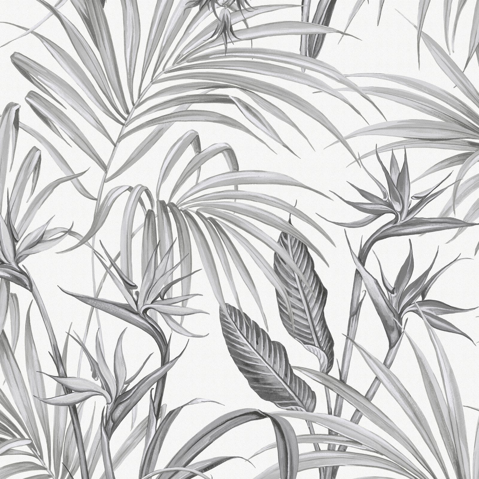 Superfresco Easy Vliestapete Strelitzia Blätter, gemustert, FSC® zertifiziert, mit lebhaftem Druck, 10 Meter Länge