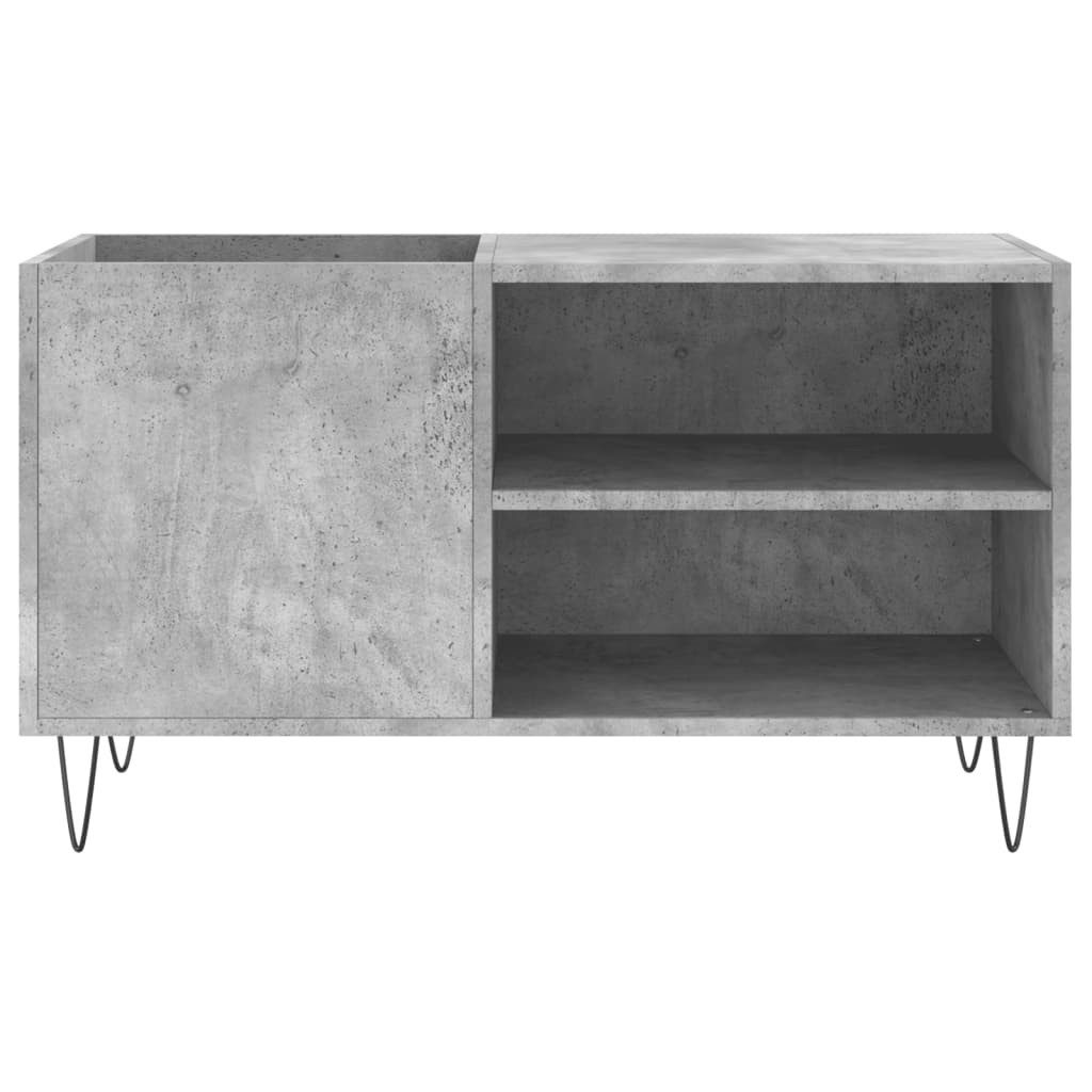 vidaXL Media-Regal Plattenschrank Betongrau 85x38x48 cm Holzwerkstoff, 1-tlg.