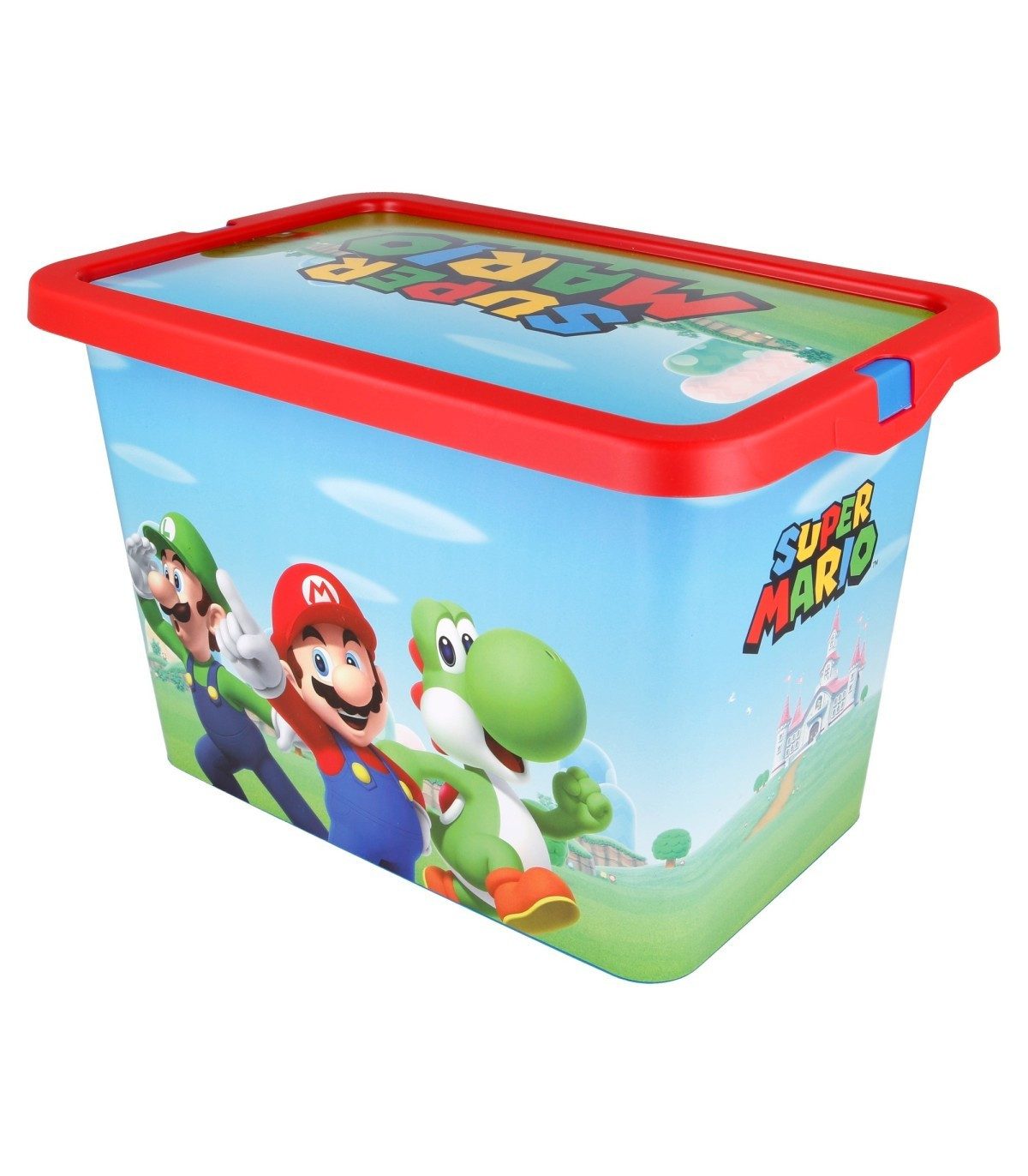 Super Mario Aufbewahrungsbox 7 l Kinderzimmer Box für Spielzeug