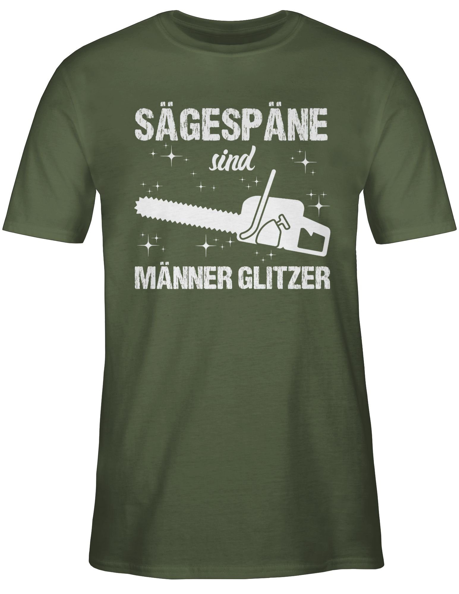 Shirtracer T-Shirt Sägespäne sind Männer Glitzer günstig online kaufen