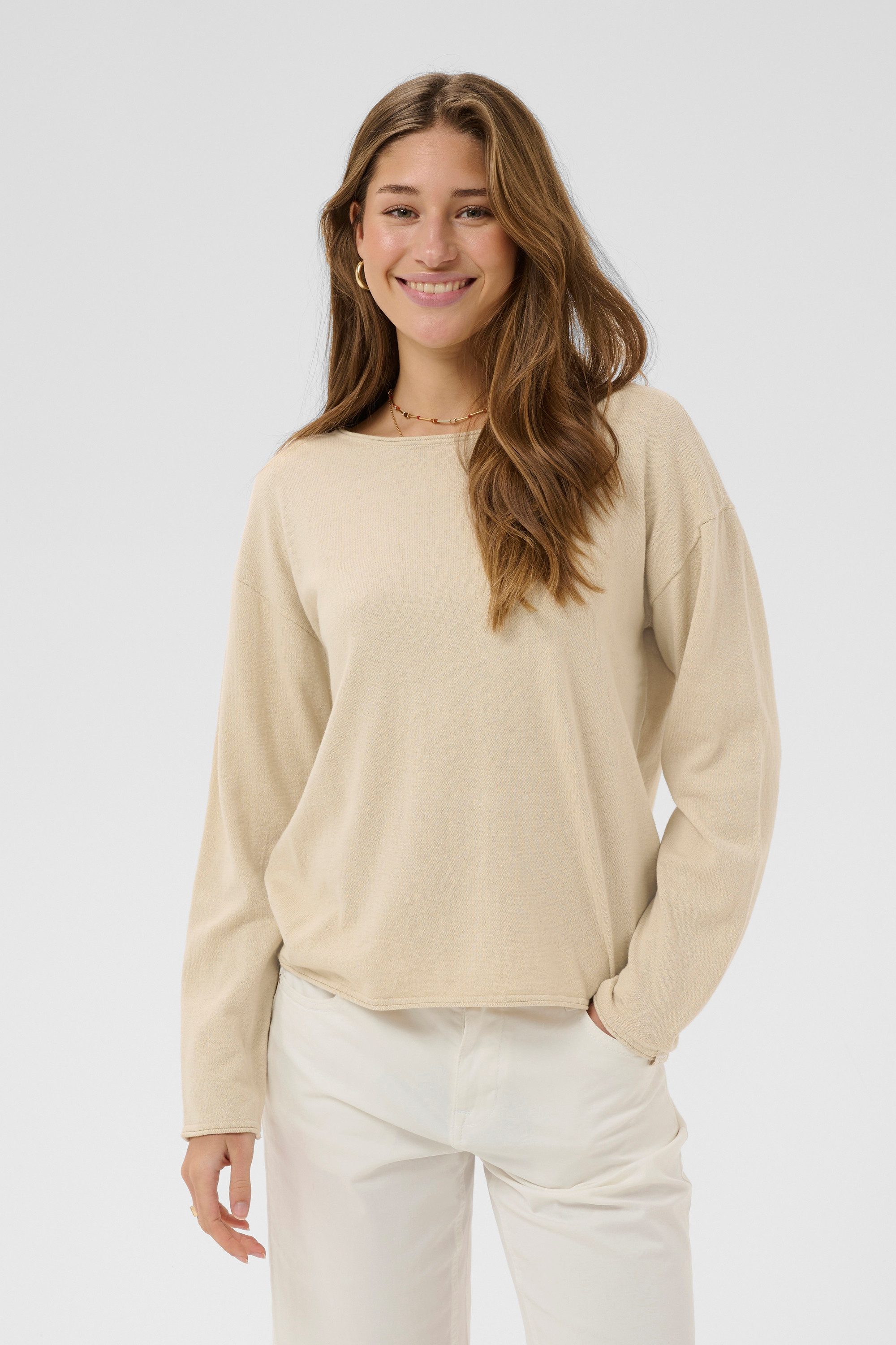 Cream Strickpullover Strickpullover CRRomane