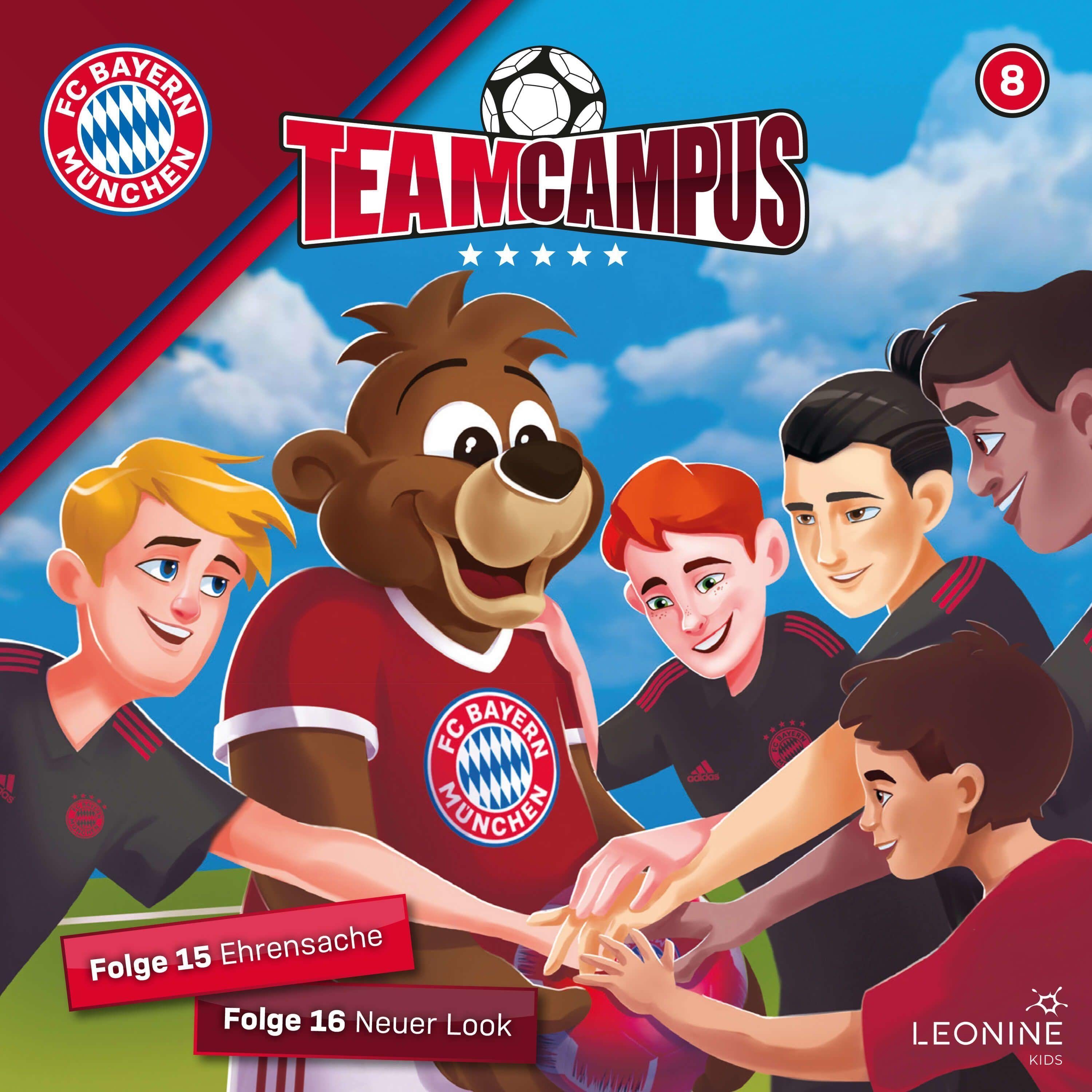 Leonine Hörspiel-CD FC Bayern - Team Campus Teil 08 (F.15+16)