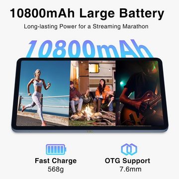 DOOGEE T20 Ultra 32 GB Helio G99 Octa-Core-Prozessor GMS/GPS/Widevine L1 Tablet (256 GB, Android 13, 4G LTE /5G WiFi, Mit den besten und erstaunlichsten Funktionen, attraktivem Design)