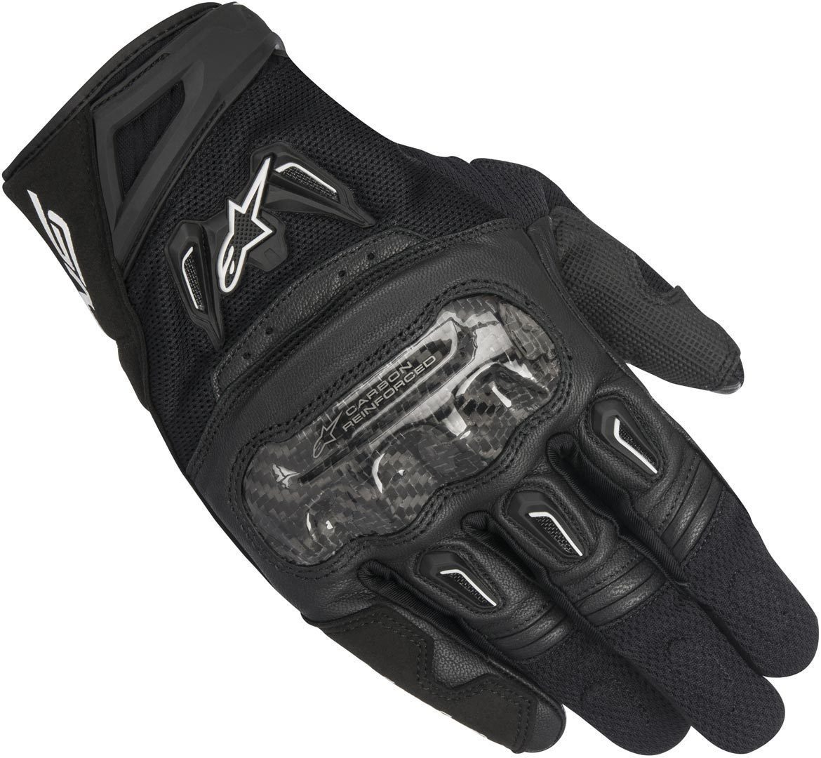 Alpinestars Motorradhandschuhe SMX-2 Air Carbon V2 Motorrad Handschuhe Atmungsaktiv dehnbar