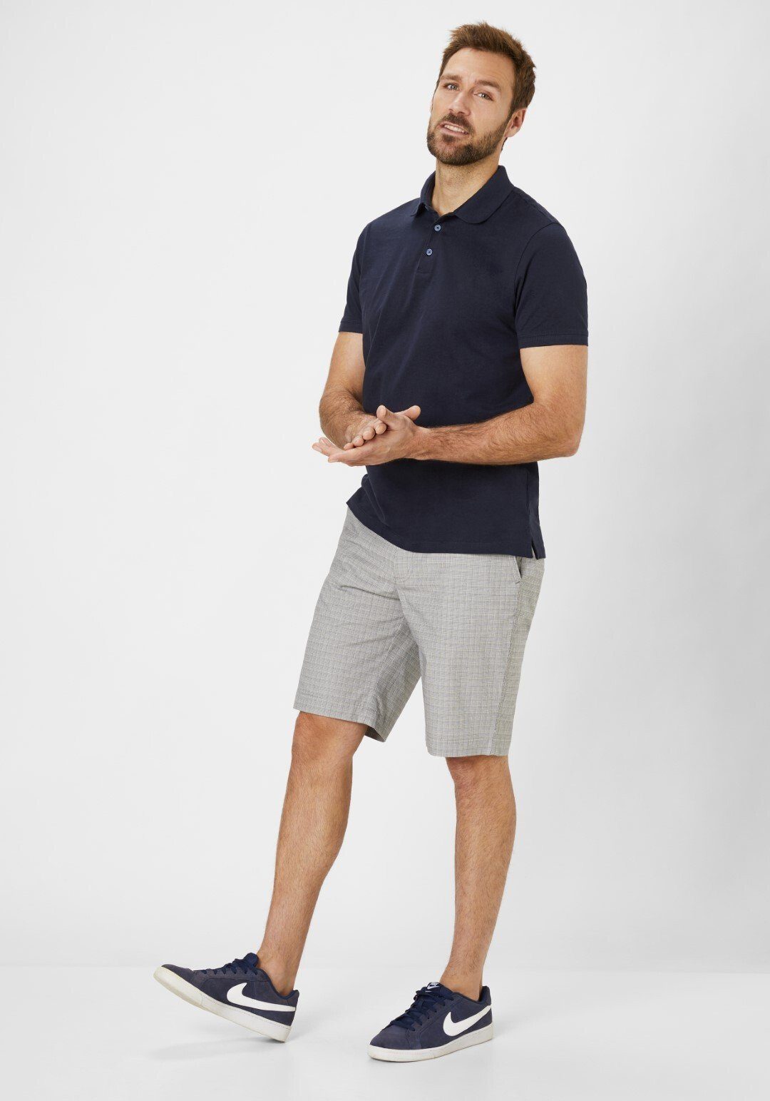 SURRAY Modern Struktur Fit Redpoint Chinoshorts mit Bermudas