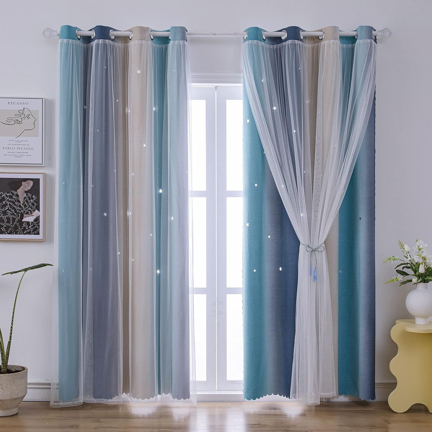 BYSURE Gardine, Ösen (1 St), verdunkelnd, günstig online kaufen