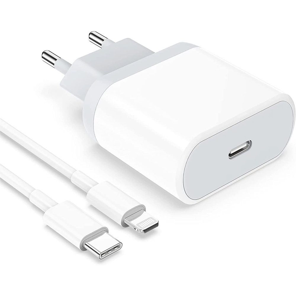 Xkatharsis Für iPhone-Ladekabel und Ladegerät-Set, 20 W USB-C-Netzteil  Batterie-Ladegerät