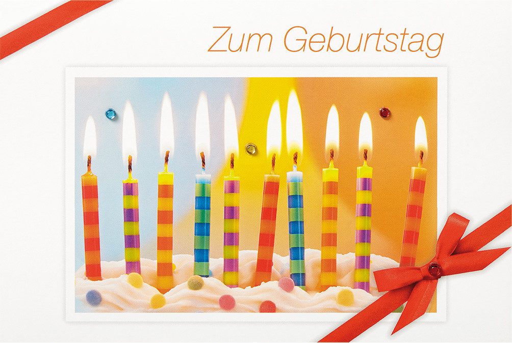 Grußkarten Geburtstag - PopUp-Card - Klappkarte mit 3D-Innenleben - Grußkarte