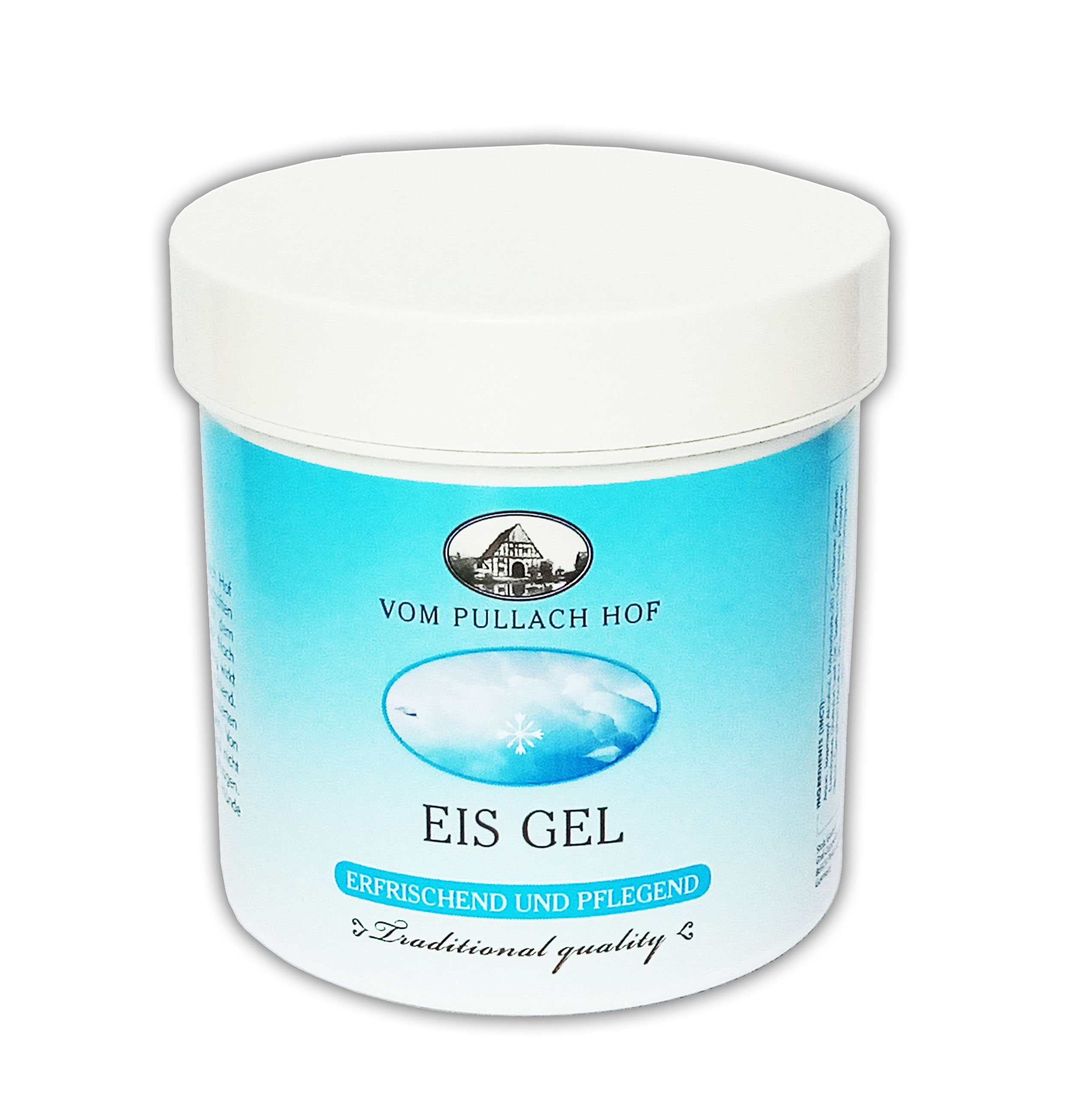 vom Pullach Hof Körpercreme EIS GEL 250ml kühlend Muskel Eisgel mit Menthol Sportgel Balsam 77, Kühlgel Creme