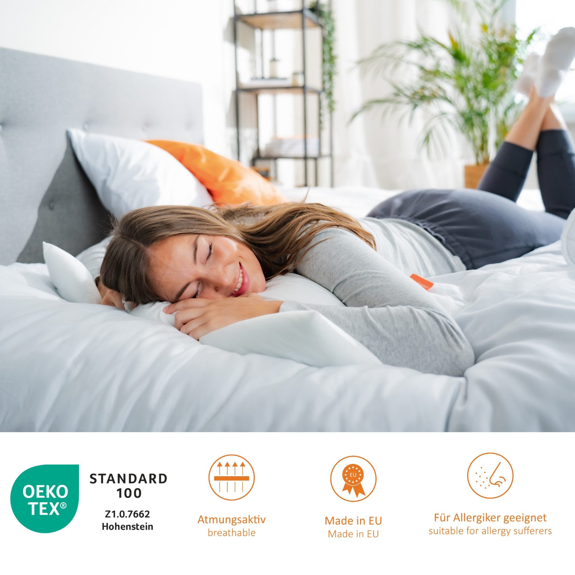 sleepling Nackenstützkissen Klappkissen, multifunktionales Kopfkissen, Füll günstig online kaufen