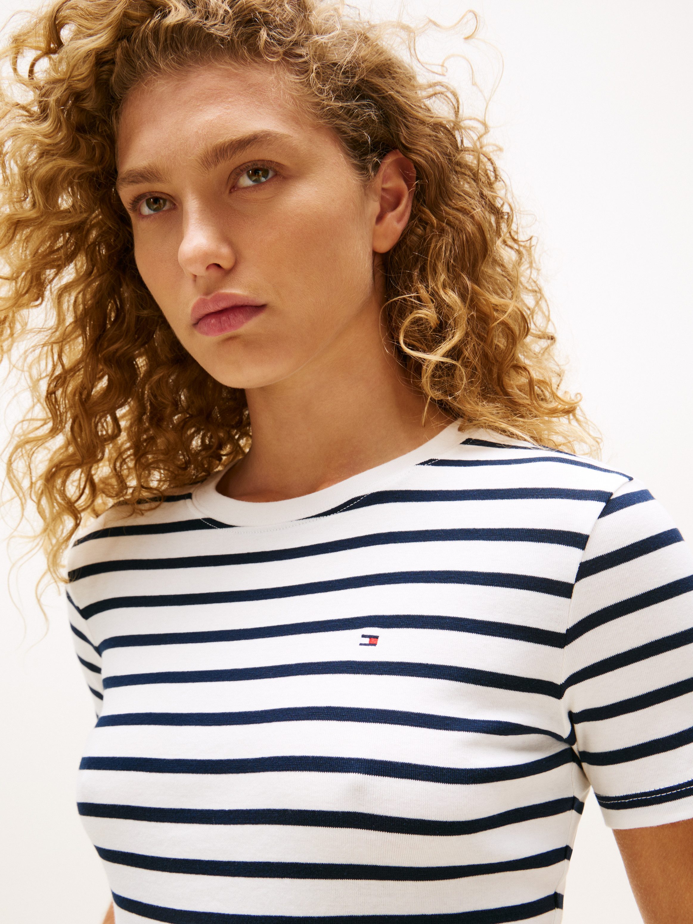 Tommy Hilfiger T-Shirt SLIM CODY C-NK SS Baumwolle, slim fit günstig online kaufen