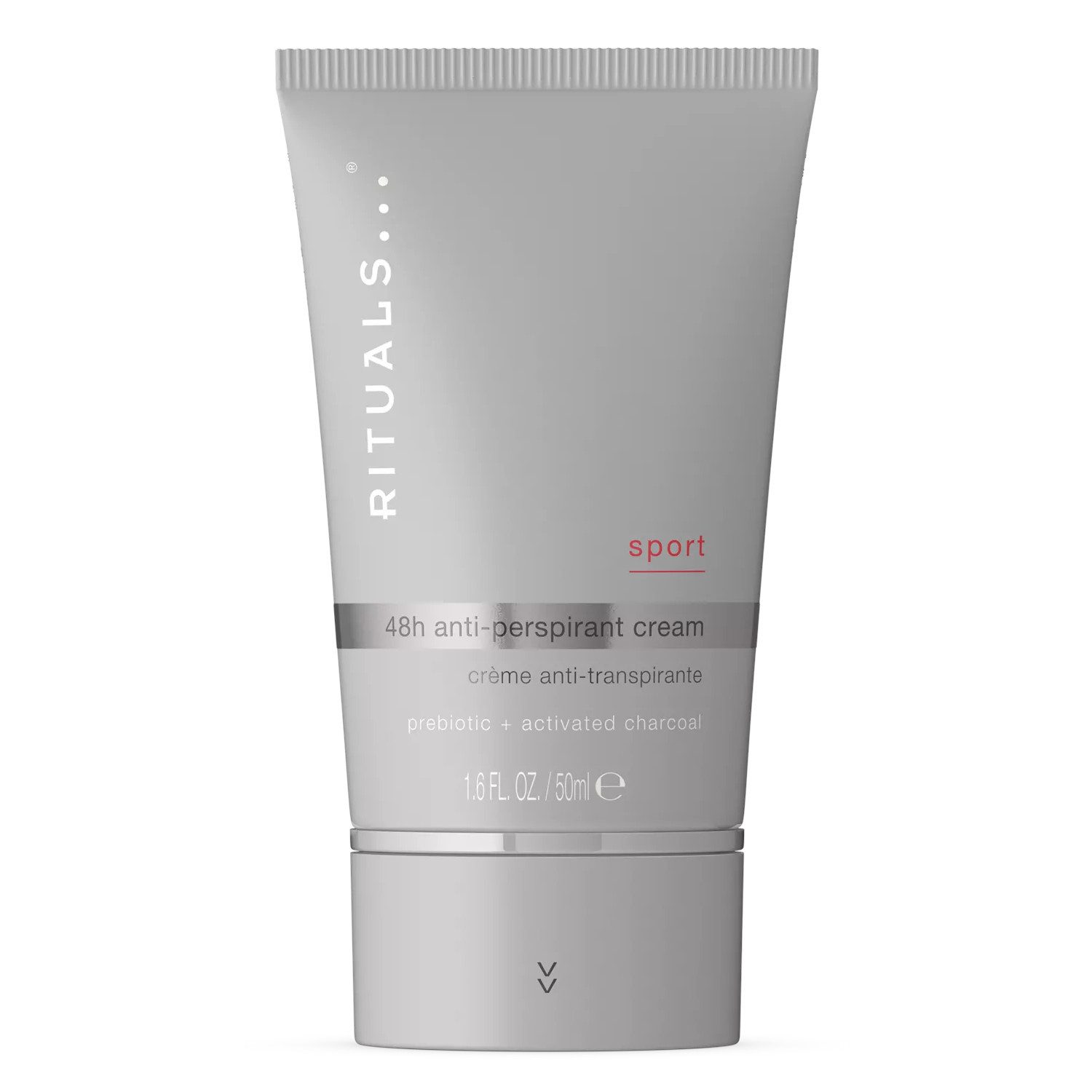 Rituals Deo-Creme Rituals Sport 48h Antitranspirant Creme 50 ml – Herren-Deo, 1-tlg., 48 h Schutz Creme-zu-Puder Aktivkohle Provitamin B5