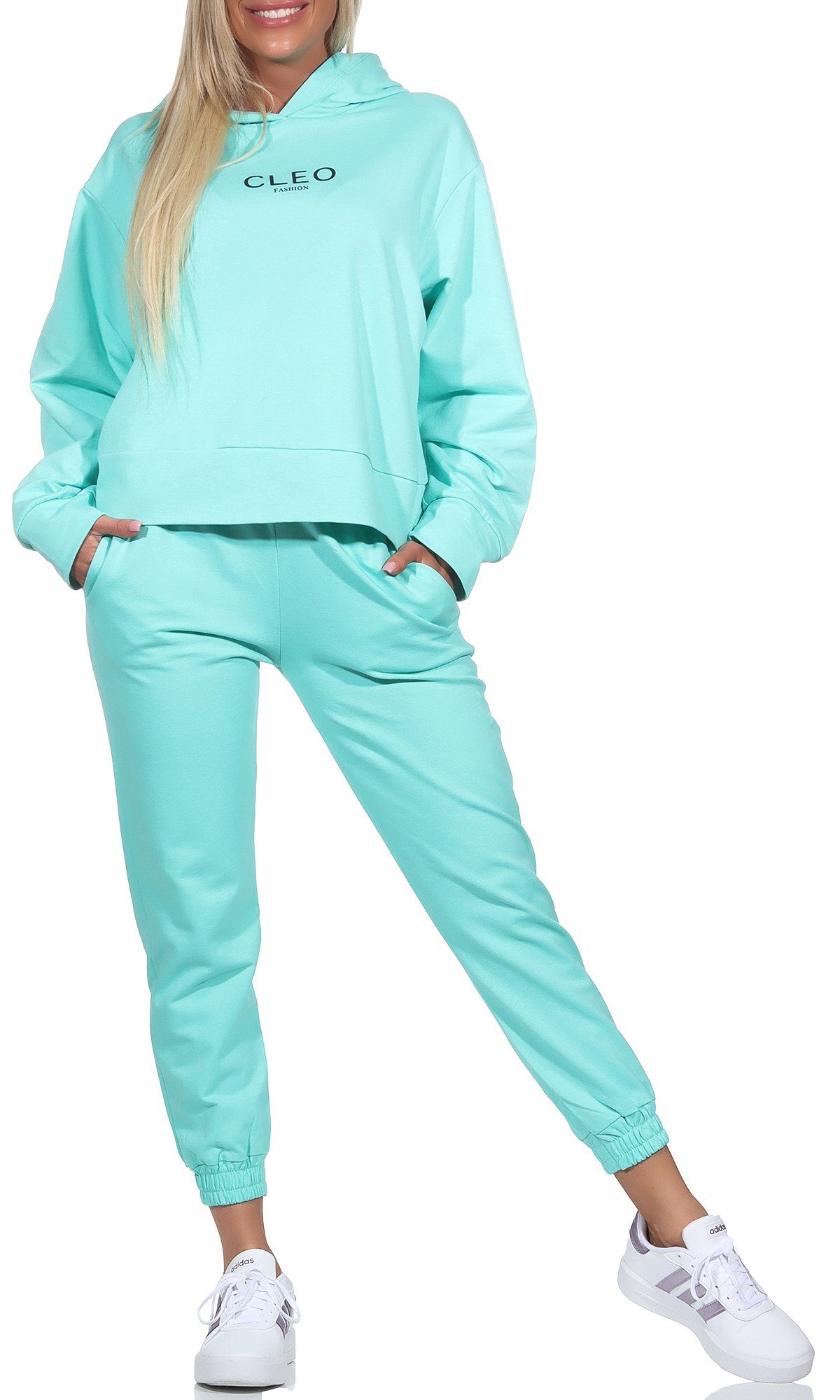 CLEO STYLE Jogginganzug Damen Jogginganzug 62259 Mint