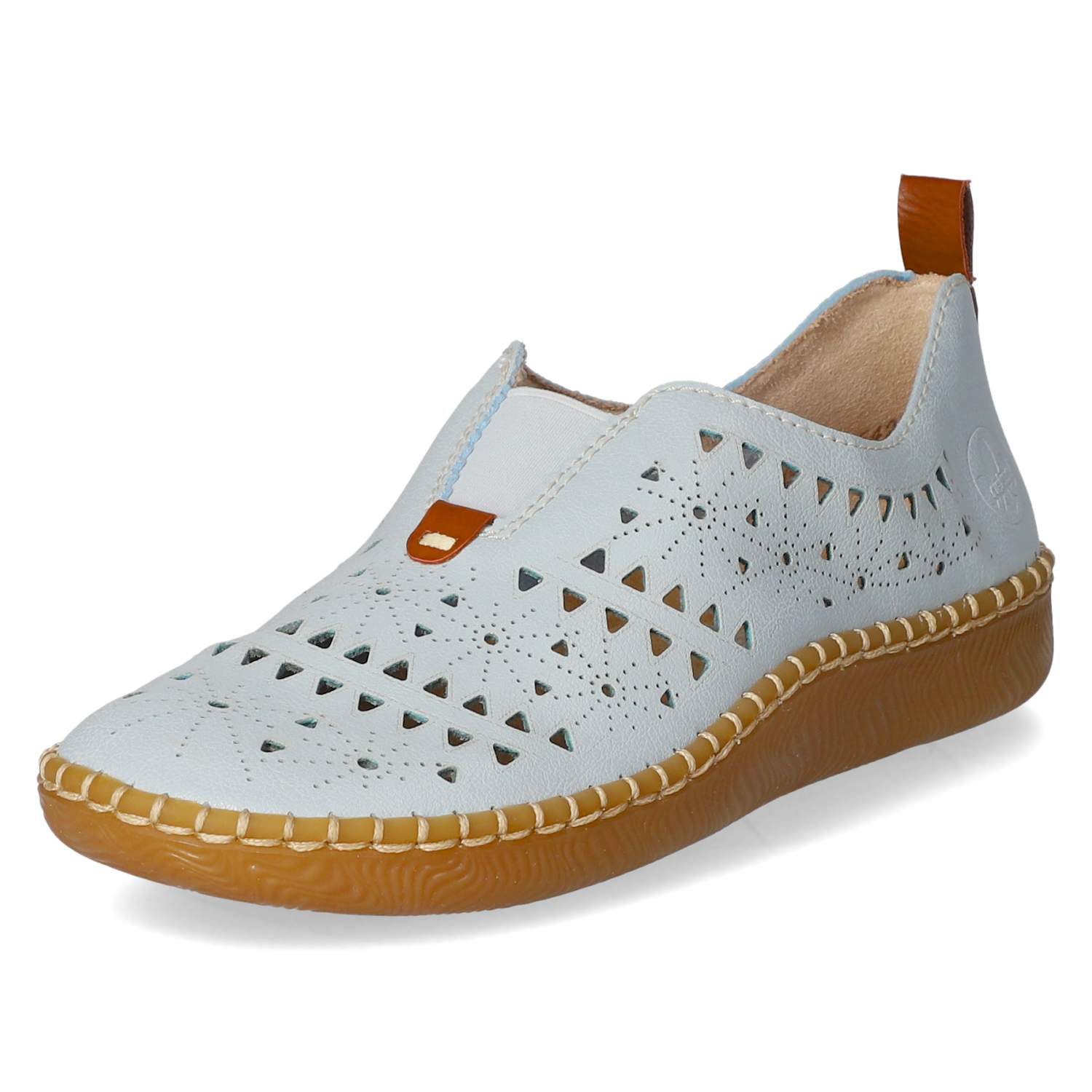 Rieker Rieker N2452-10 Damen Synthetik blue Slipper