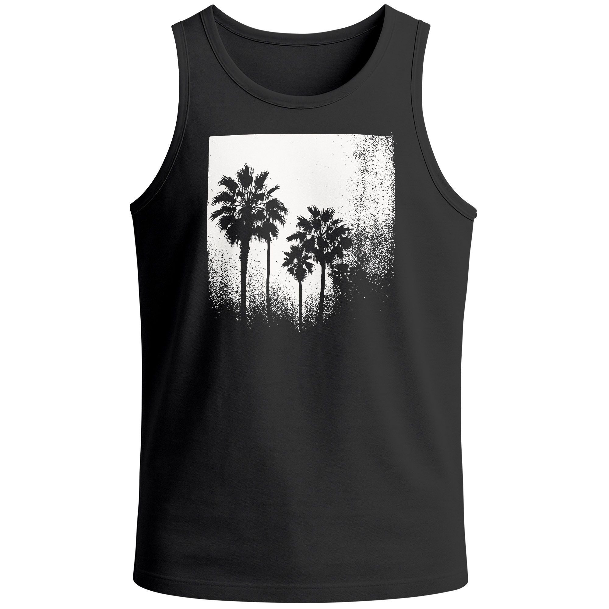 Neverless Tanktop Herren Tank-Top Palmen Fotoprint günstig online kaufen