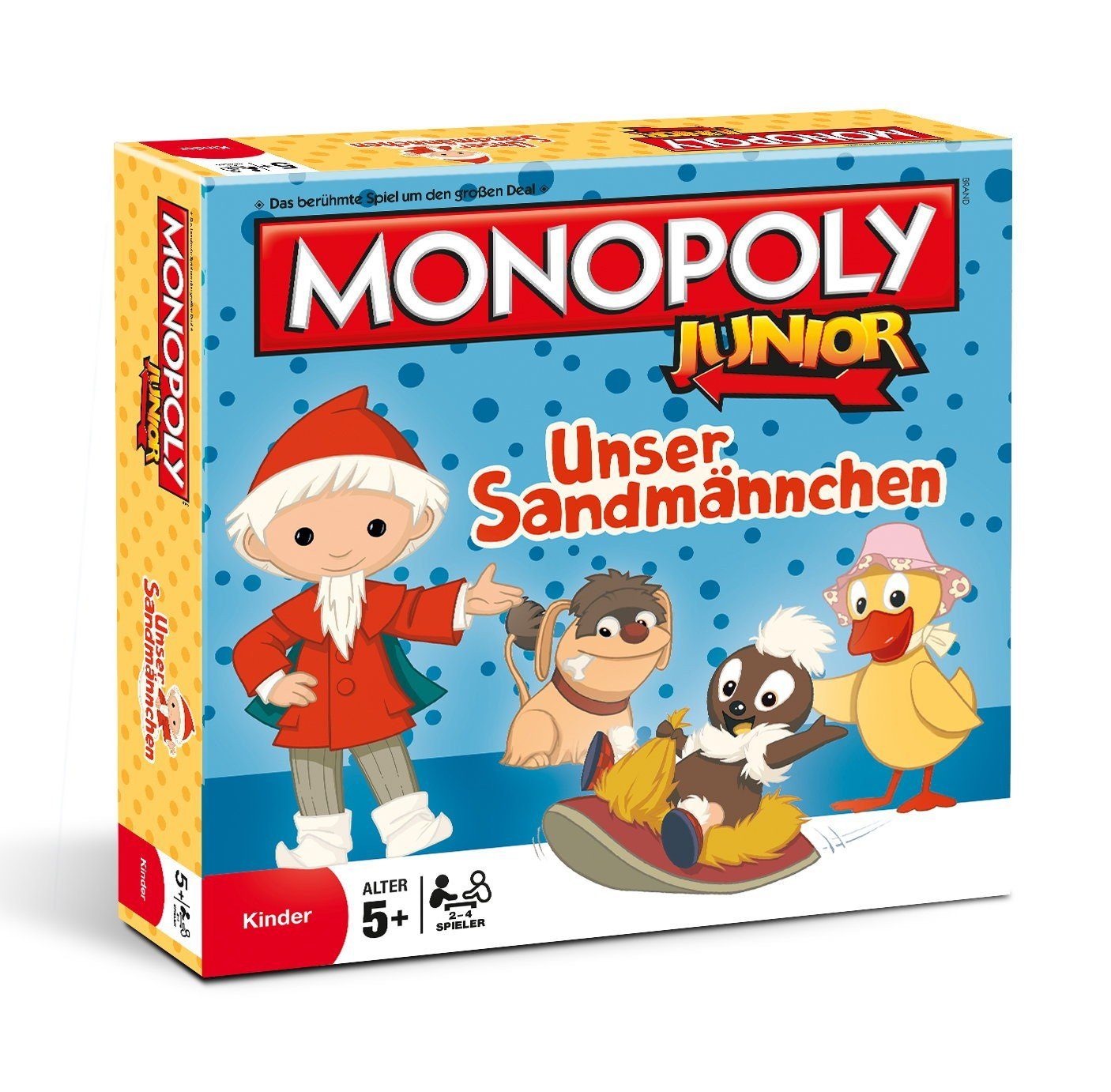 Winning Moves Spiel, Brettspiel Monopoly Junior Unser Sandmännchen | Gesellschaftsspiele