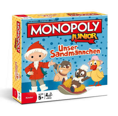 Winning Moves Spiel, Brettspiel Monopoly Junior Unser Sandmännchen