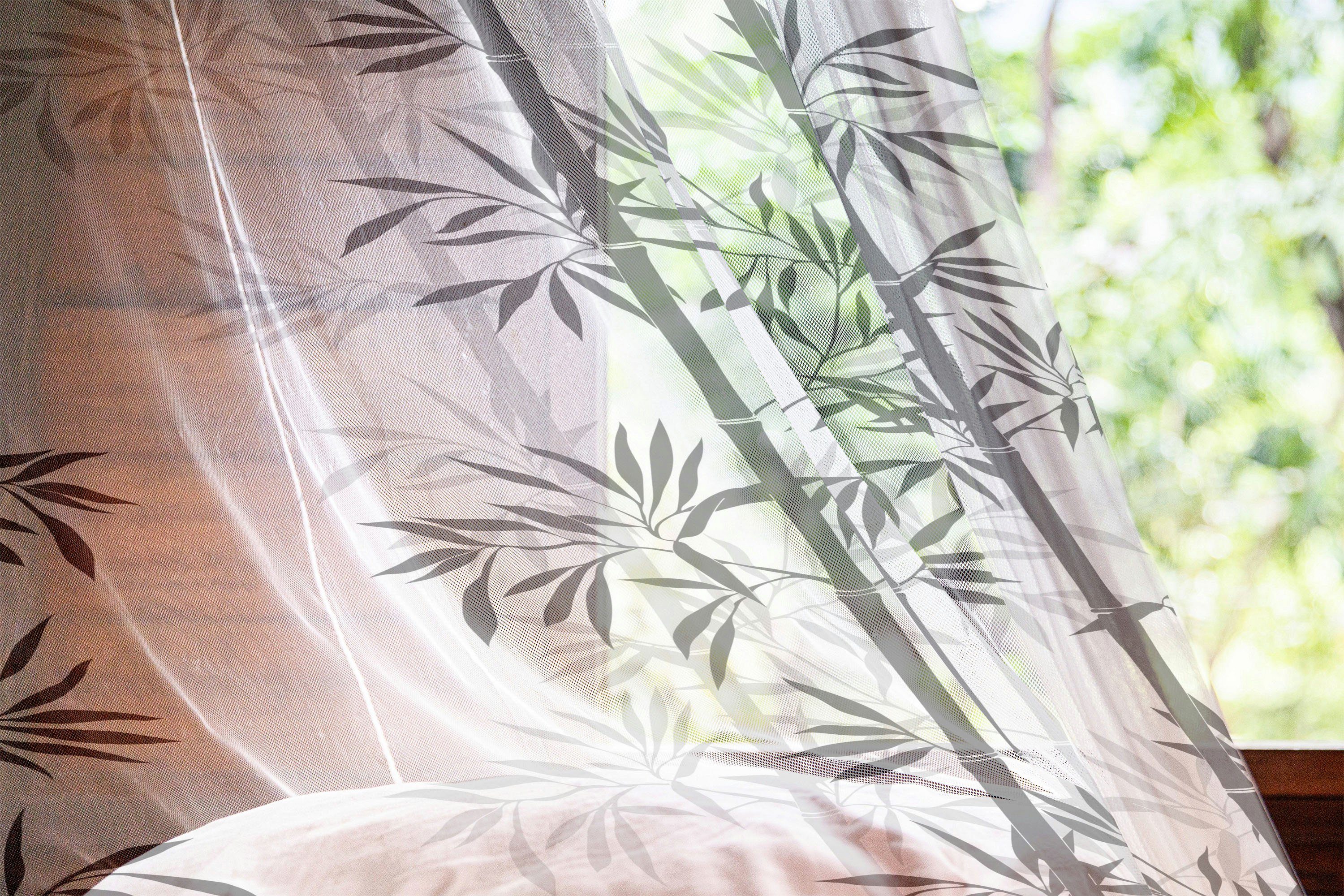 Bambus-Baum-Blätter Abakuhaus, für Bambus schiere Hochzeit Panels, Gardine 2 Party Drapierung