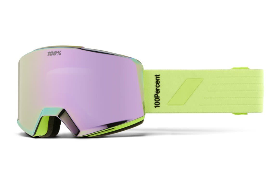 100% Skibrille 100% Norg Hiper Accessoires HiPER Acid Snow - Lavender ML Mirror