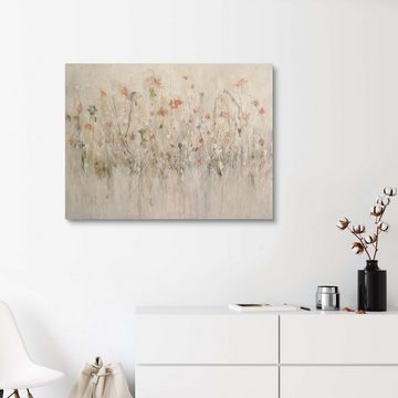 Posterlounge Holzbild Christin Lamade, Kleine Blumen, Wohnzimmer Shabby Chic Malerei