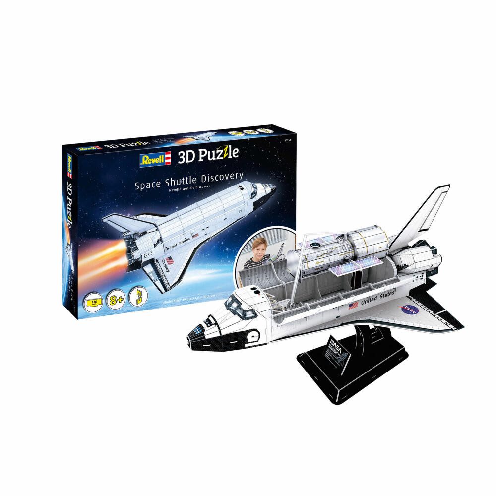 Revell® 3D-Puzzle Space Shuttle Discovery, 126 Puzzleteile
