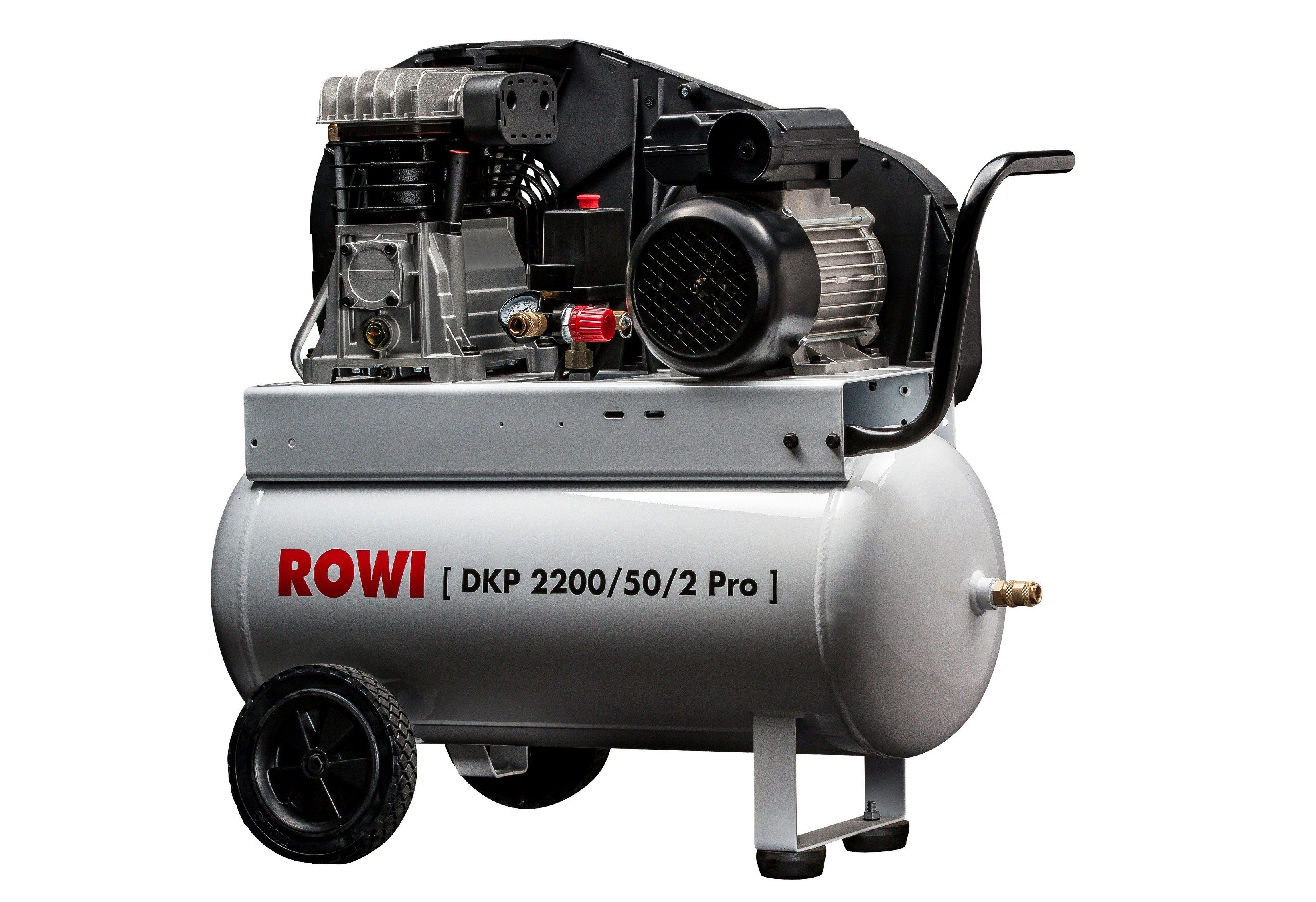 ROWI Kompressor DKP 2200/50/2 10 Pro, 50 Packung bar, 2200 W, max. l