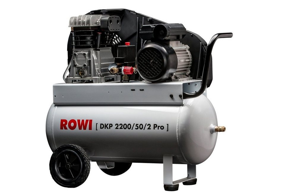 ROWI Kompressor DKP 2200/50/2 Pro, 2200 W, max. 10 bar, 50 l, Packung