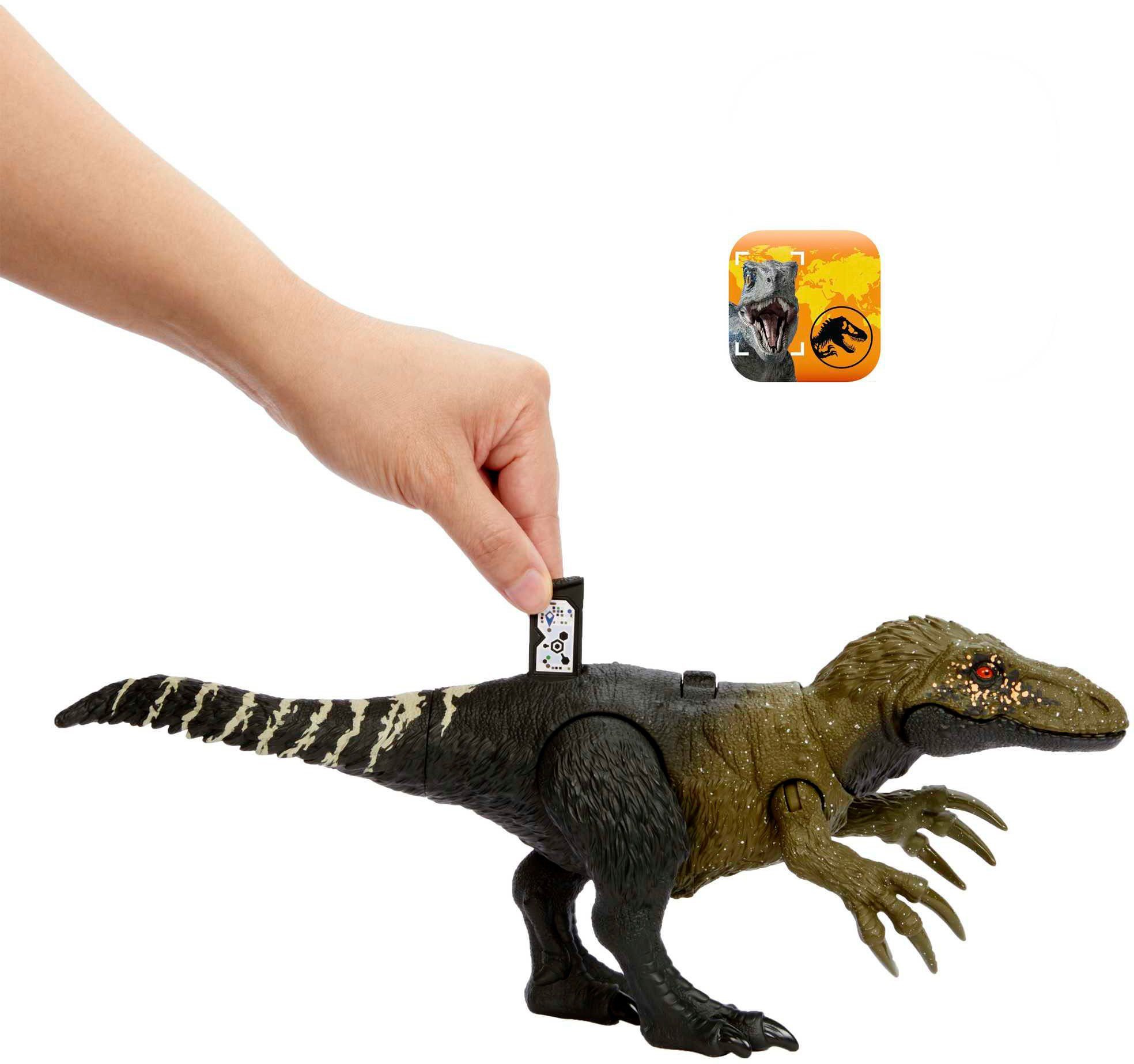 World Jurassic Geräuschen Actionfigur Orkoraptor, - Mattel® mit