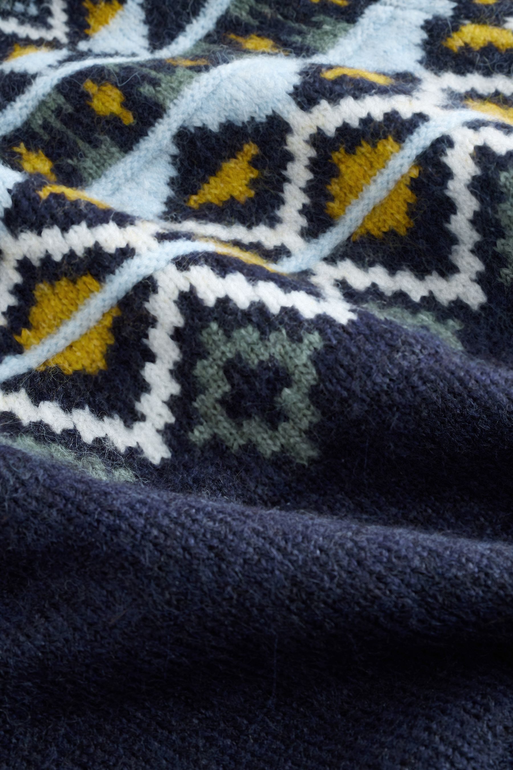 LAURA ASHLEY Norwegerpullover Laura Ashley Rollkragenpullover mit Norwegermuster (1-tlg)