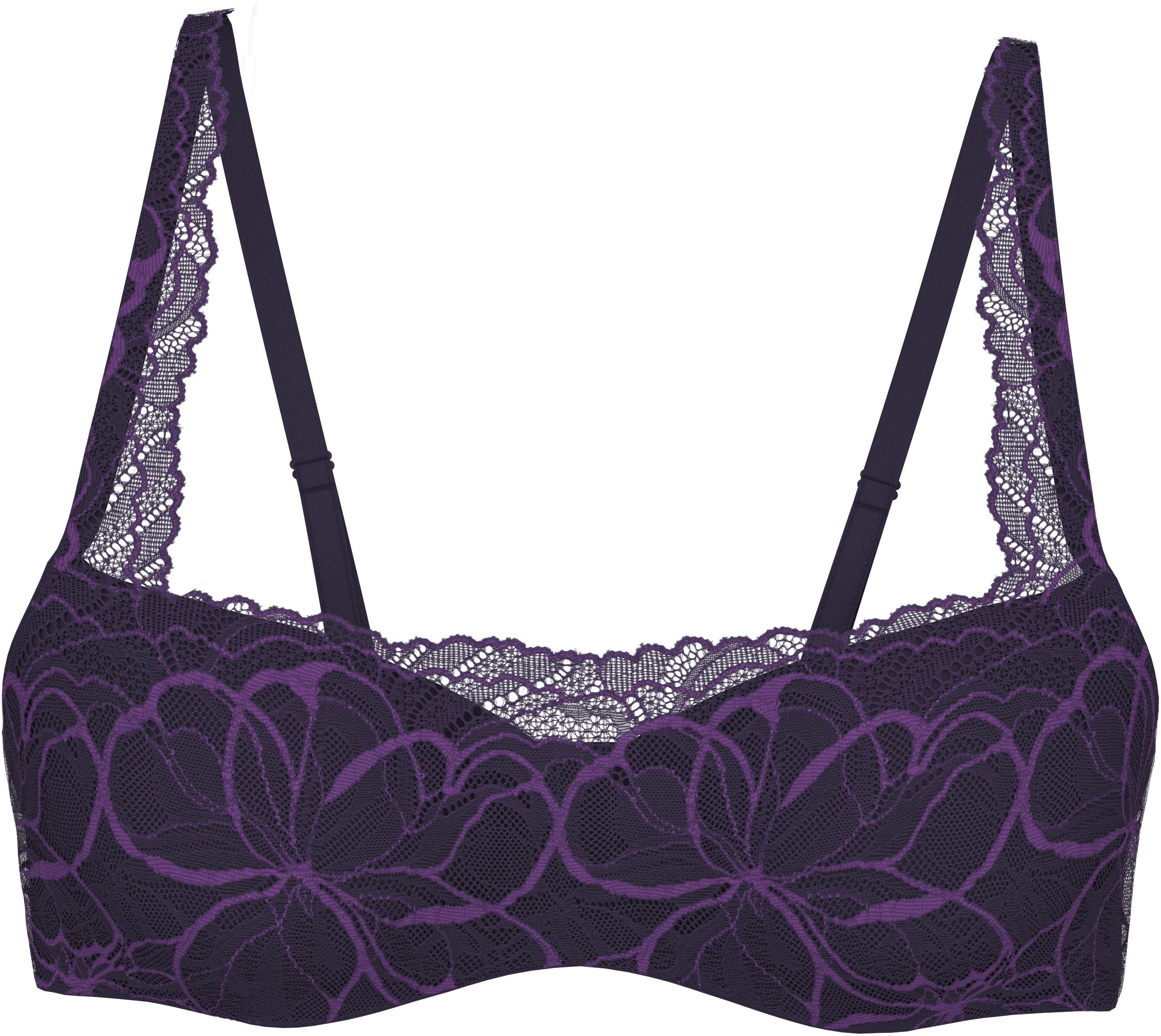 Triumph Balconette-BH Body Make-Up Illusion Lace feine feminine Stretch-Spitze, Microfaser, verstellbare Träger
